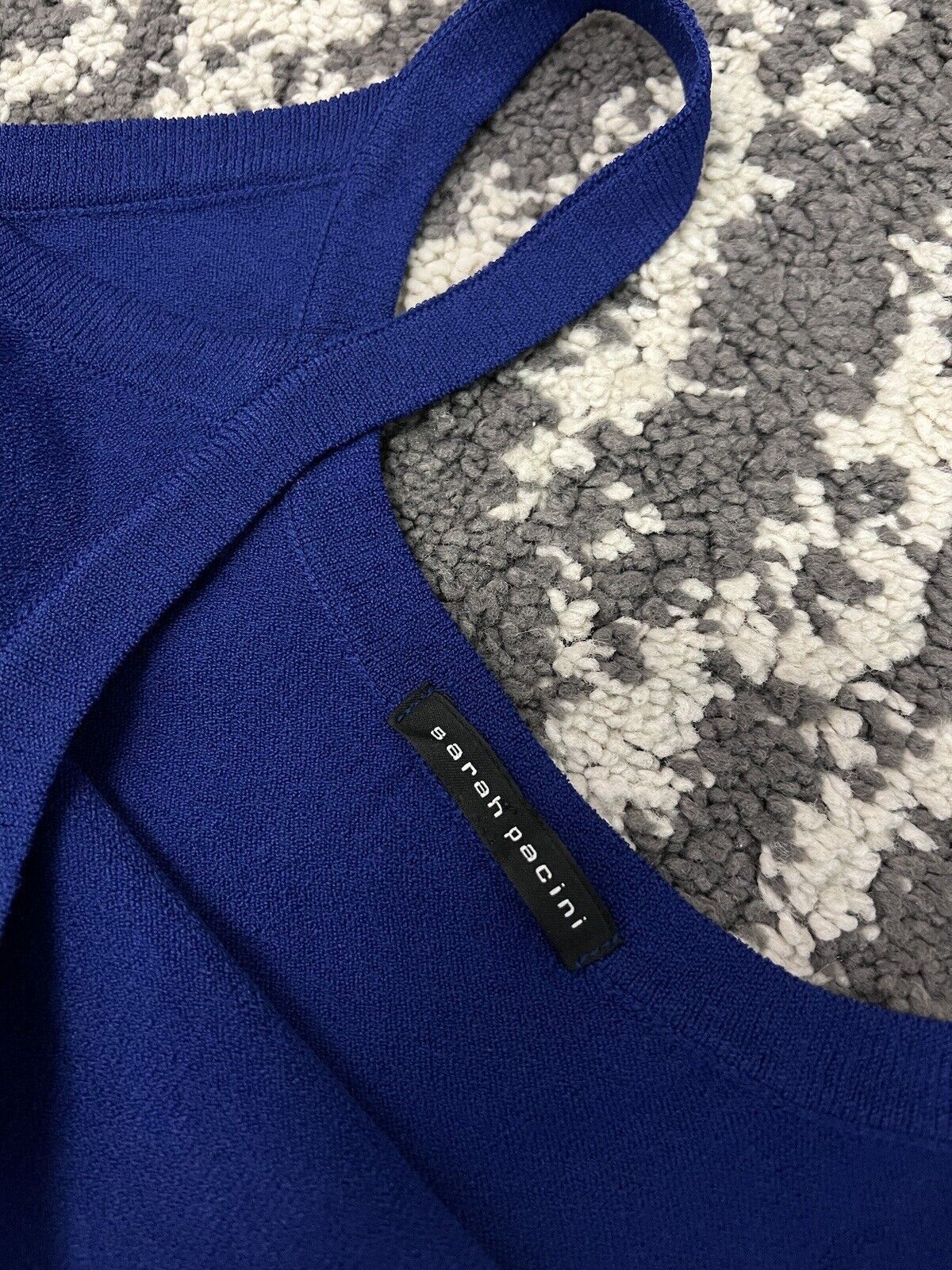 Sarah Pacini Sarah Pacini Tunic Dress Blue Size XS/S☝️No Tags Size S / US 4 / IT 40 - 5 Thumbnail
