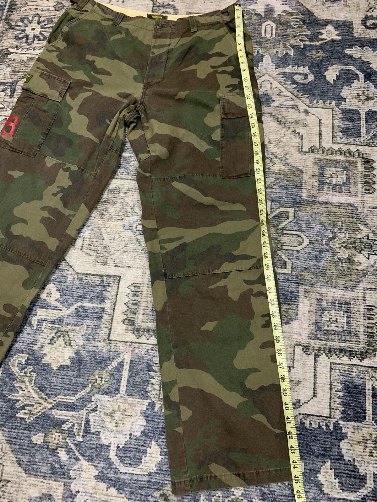 Franklin & Marshall Franklin & Marshall Cortez Camo Cargo Baggy Pants Size US 36 / EU 52 - 12 Thumbnail