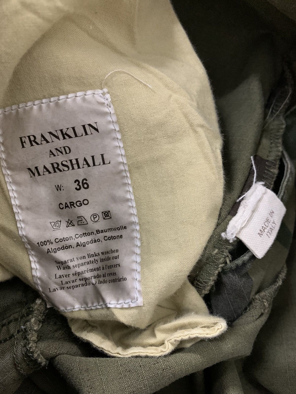 Franklin & Marshall Franklin & Marshall Cortez Camo Cargo Baggy Pants Size US 36 / EU 52 - 6 Thumbnail