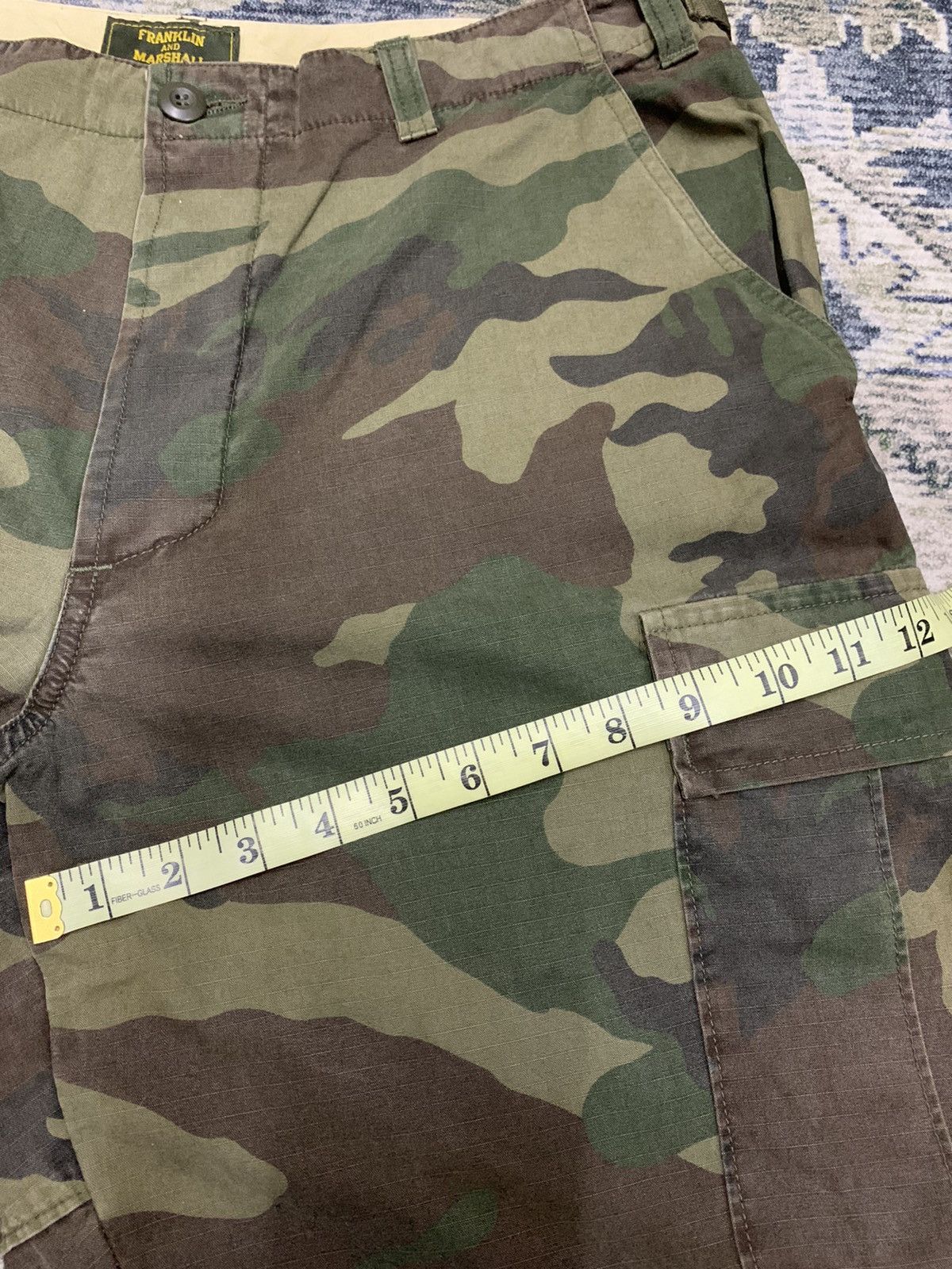 Franklin & Marshall Franklin & Marshall Cortez Camo Cargo Baggy Pants Size US 36 / EU 52 - 10 Thumbnail