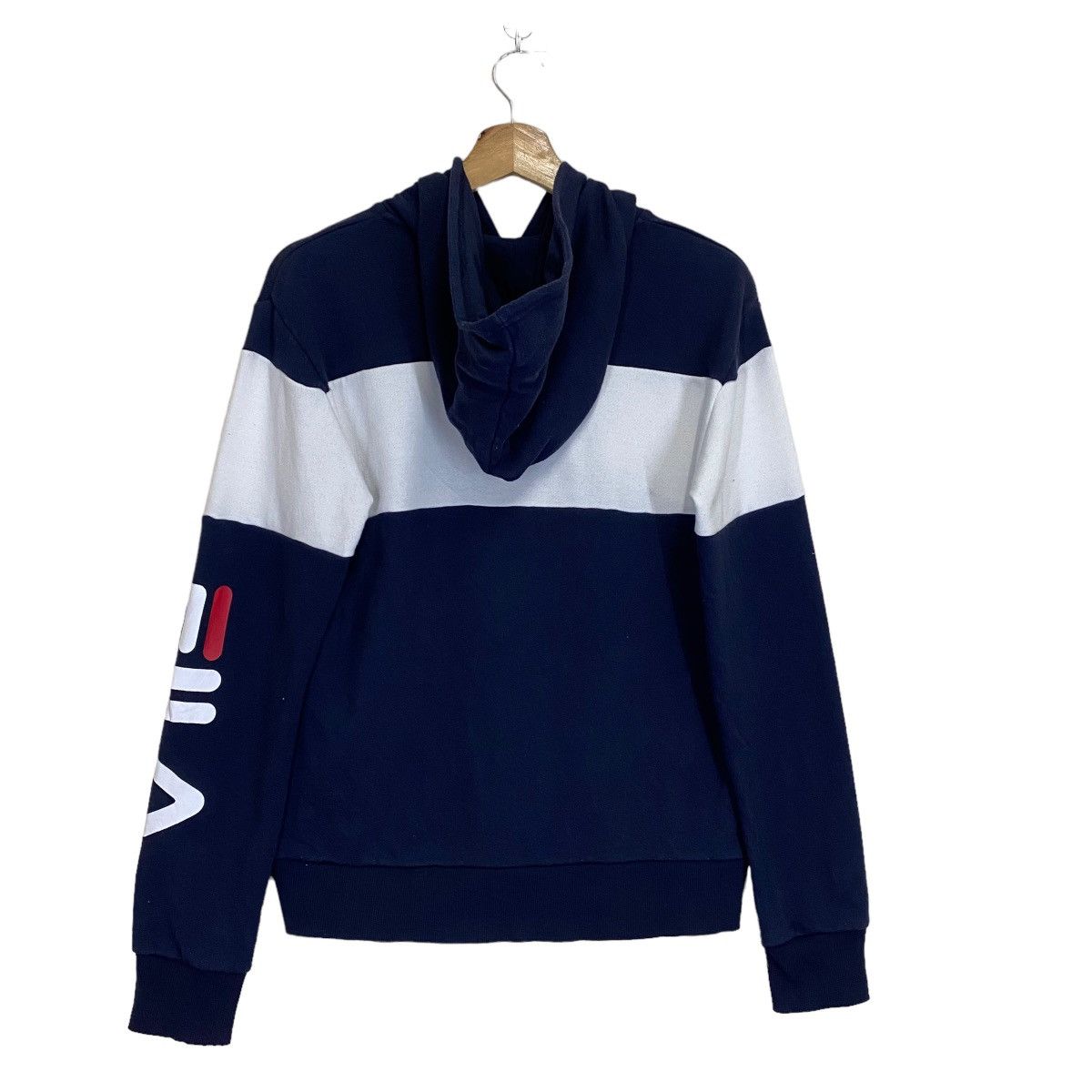 Fila × Vintage Vintage 90s Fila Big Logo Crewneck Hoodie Size S Size US S / EU 44-46 / 1 - 8 Thumbnail