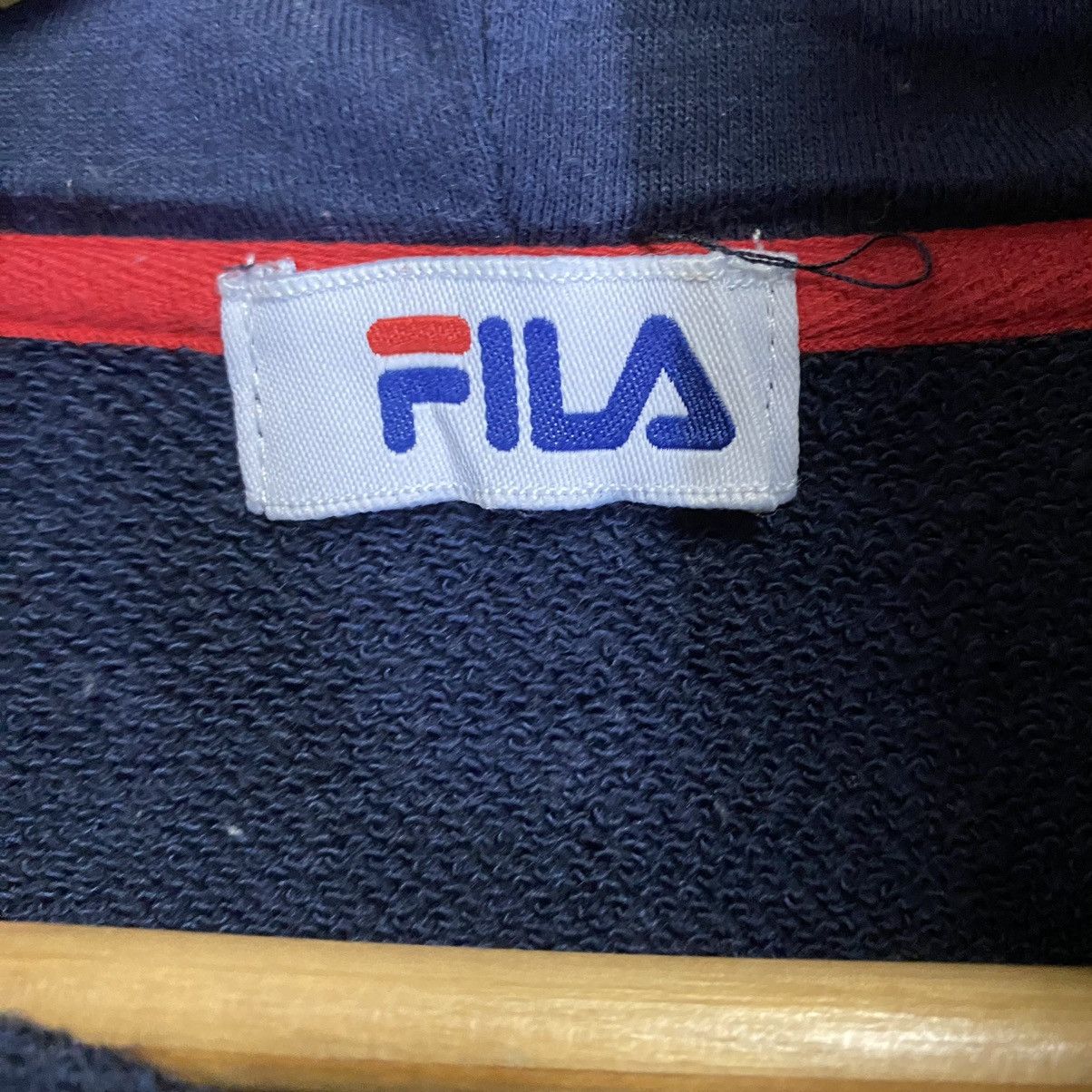 Fila × Vintage Vintage 90s Fila Big Logo Crewneck Hoodie Size S Size US S / EU 44-46 / 1 - 9 Thumbnail