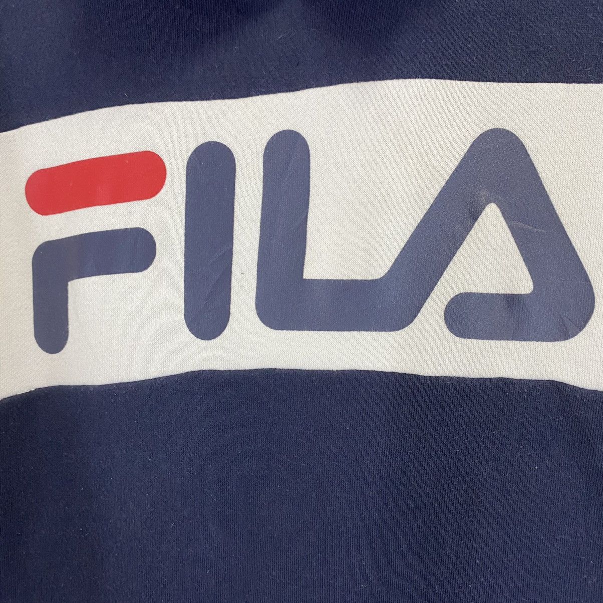 Fila × Vintage Vintage 90s Fila Big Logo Crewneck Hoodie Size S Size US S / EU 44-46 / 1 - 5 Thumbnail