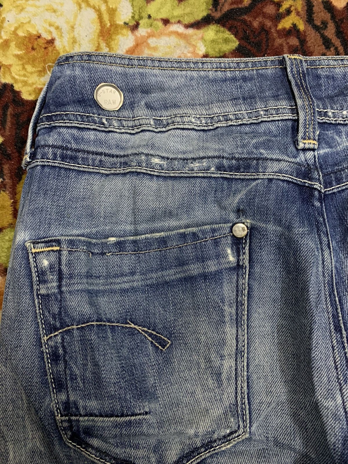 G-Star Distressed G Star RAW GS01 Size US 28 / EU 44 - 7 Thumbnail