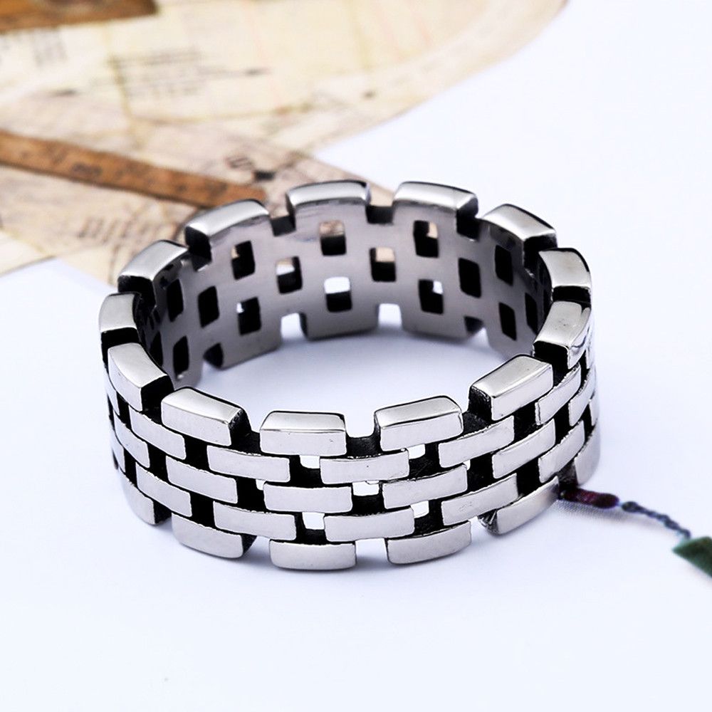 Jewelry Hollow Chain Ring Size ONE SIZE - 3 Thumbnail