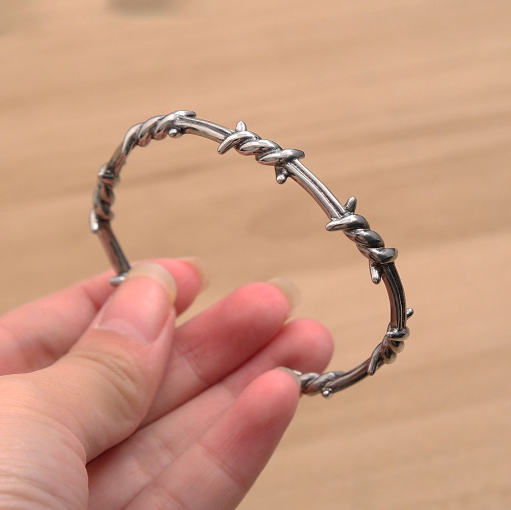 Jewelry Twisted Knotted Twisted Thorn Opening Bracelet Size ONE SIZE - 1 Thumbnail