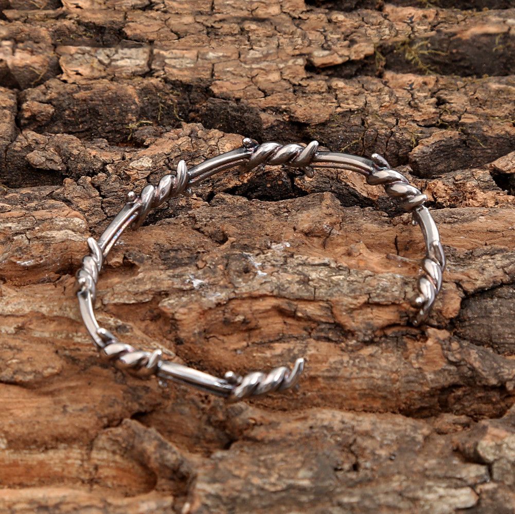 Jewelry Twisted Knotted Twisted Thorn Opening Bracelet Size ONE SIZE - 5 Thumbnail