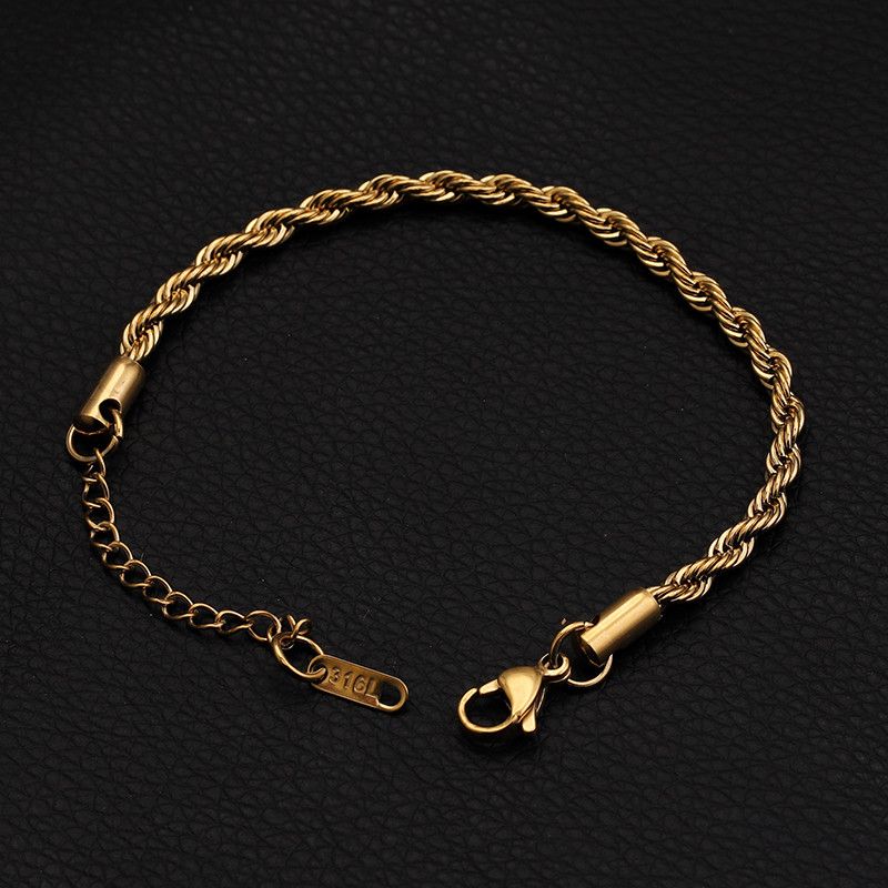 Jewelry 5mm Twist Bracelet Size ONE SIZE - 1 Thumbnail