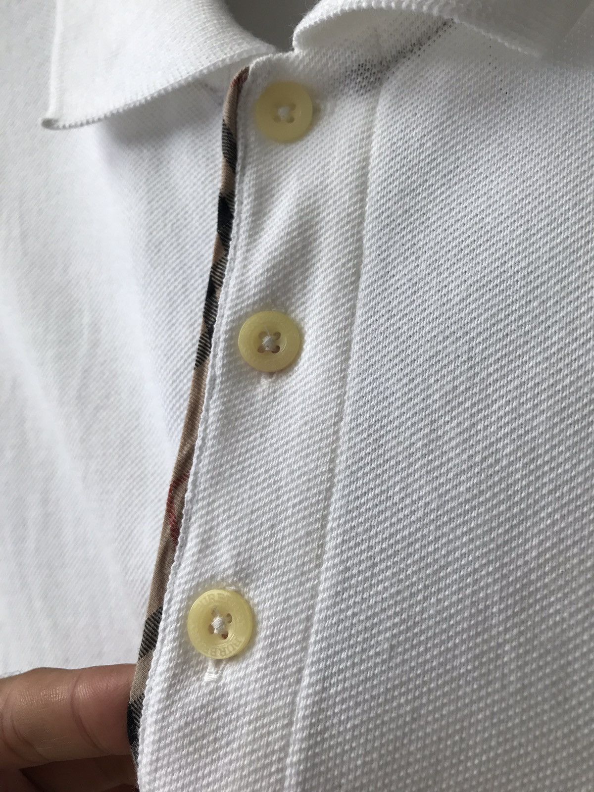 Burberry × Designer BURBERRY Burberrys London Polo Tee Single Pocket Size US M / EU 48-50 / 2 - 4 Thumbnail