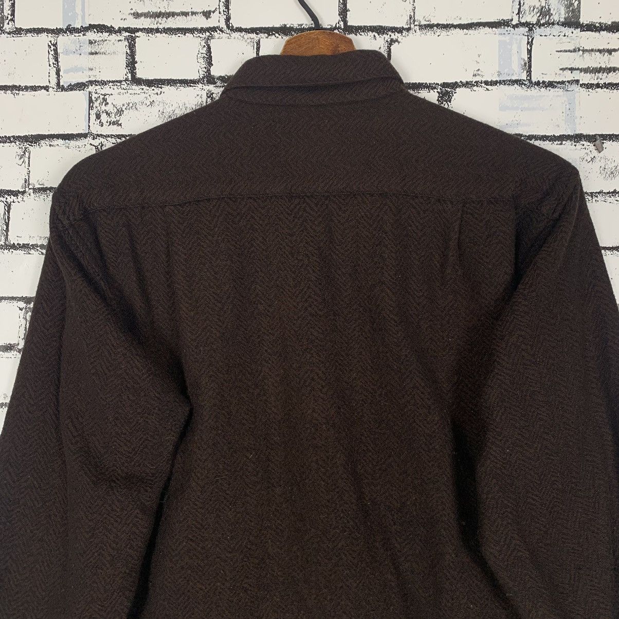 Pierre Balmain Pierre Balmain Wool Shirt Size US L / EU 52-54 / 3 - 8 Thumbnail