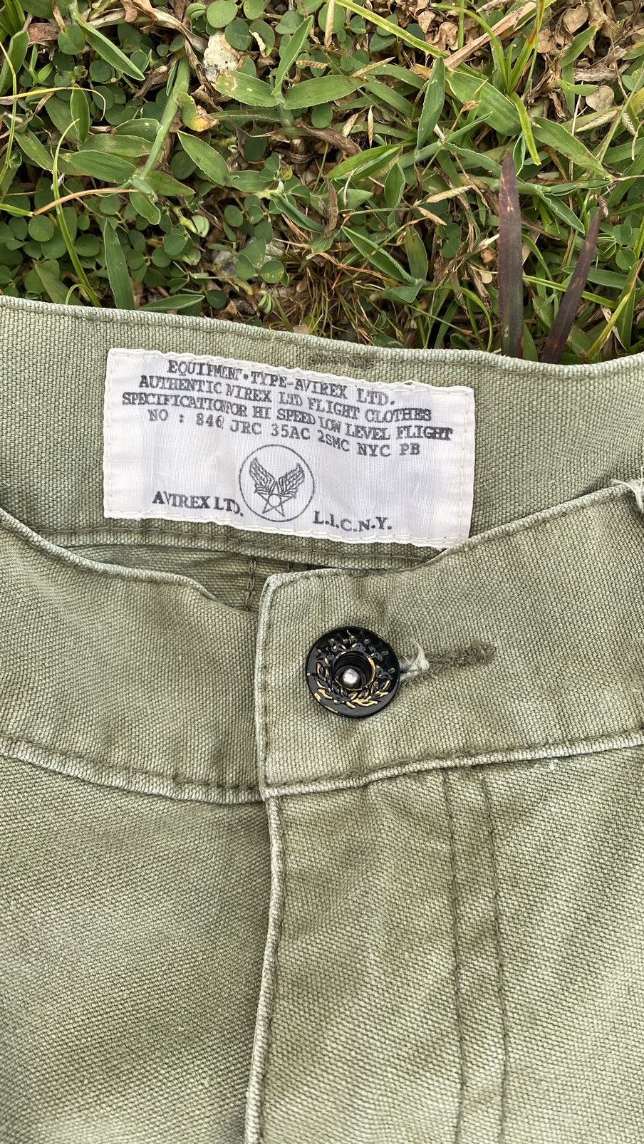 Avirex Tactical Cargo Pant Flight Clothes Specifications Size US 31 - 16 Thumbnail