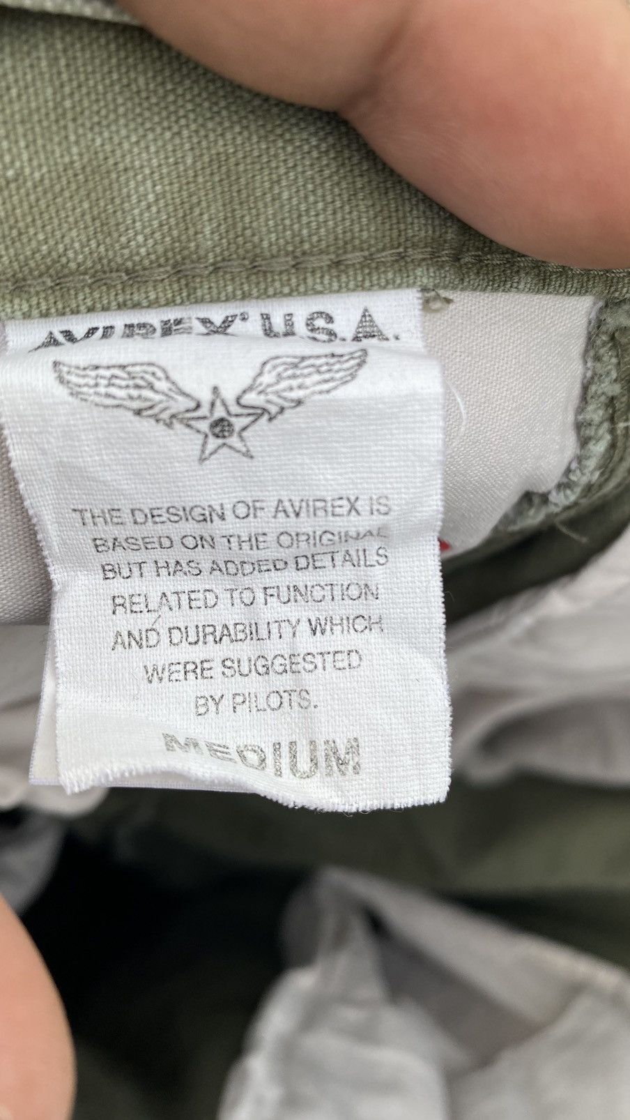 Avirex Tactical Cargo Pant Flight Clothes Specifications Size US 31 - 17 Thumbnail