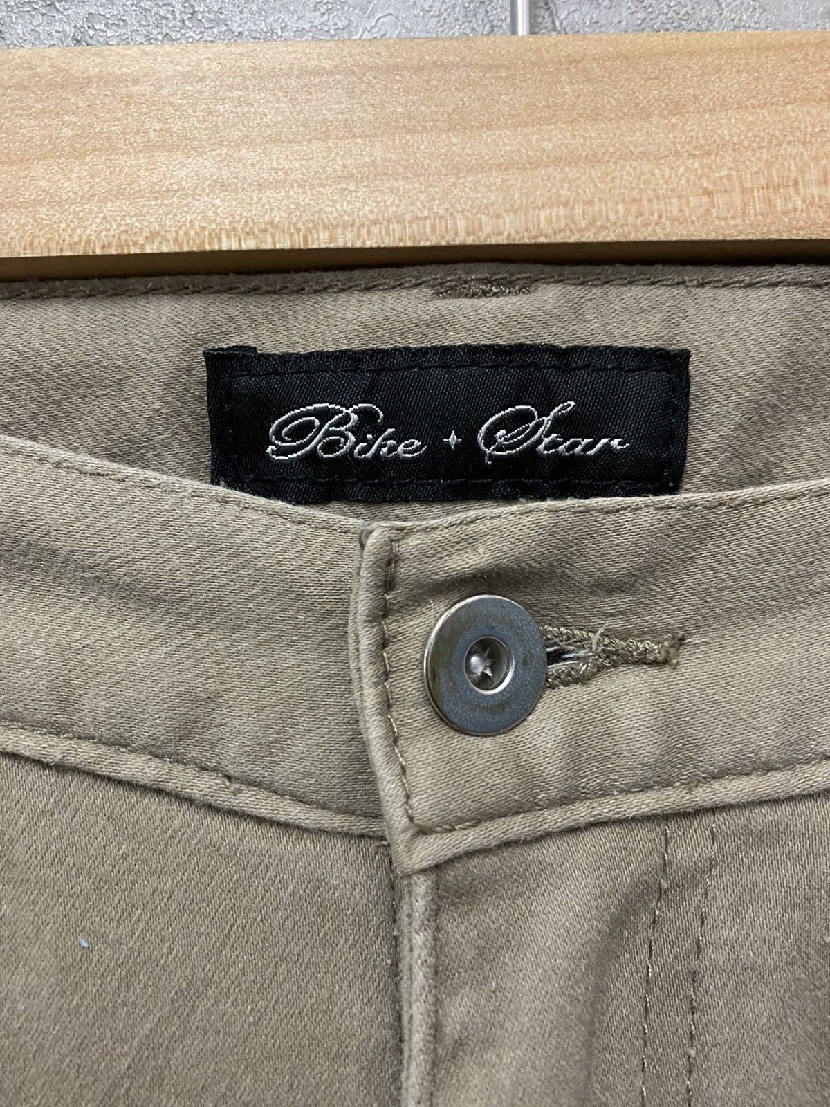 Designer × Japanese Brand Bike + Star Japan Cargo Zipper Reconstructed Flared Pants Size US 30 / EU 46 - 17 Thumbnail