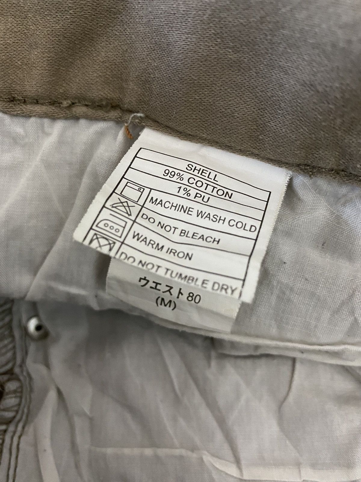 Designer × Japanese Brand Bike + Star Japan Cargo Zipper Reconstructed Flared Pants Size US 30 / EU 46 - 19 Thumbnail