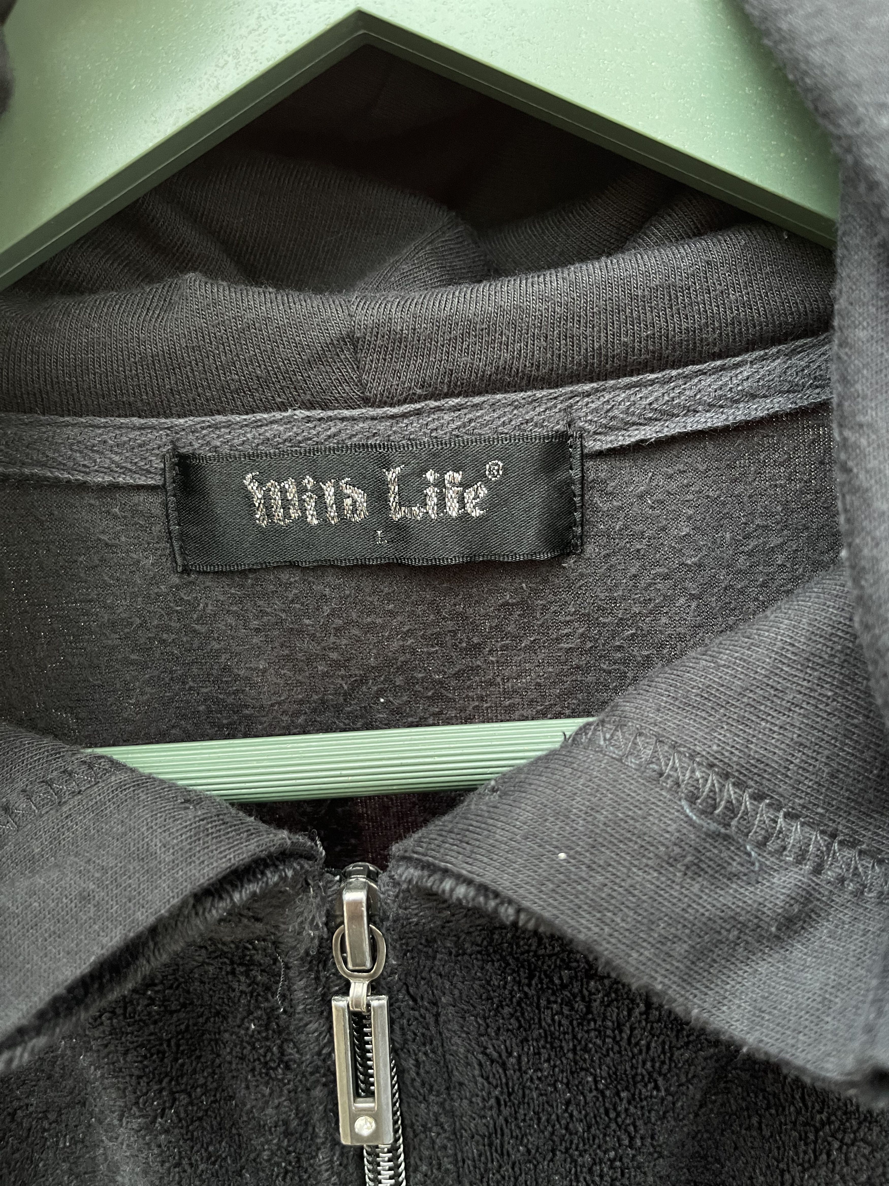 Japanese Brand × Vintage Vintage Mild Life Velvet Big Logo Tattoo Style Jacket Size US S / EU 44-46 / 1 - 5 Thumbnail