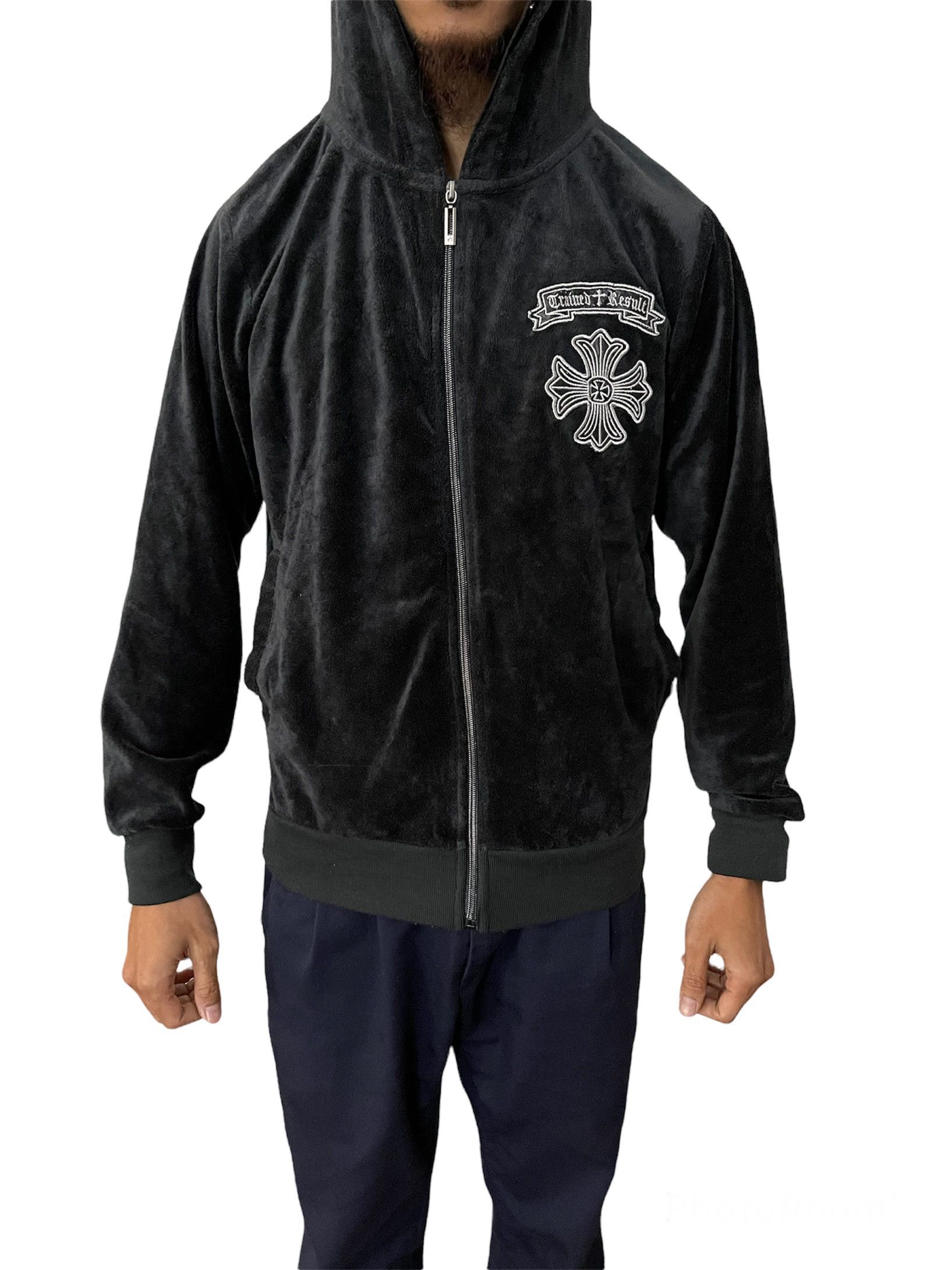 Japanese Brand × Vintage Vintage Mild Life Velvet Big Logo Tattoo Style Jacket Size US S / EU 44-46 / 1 - 9 Thumbnail