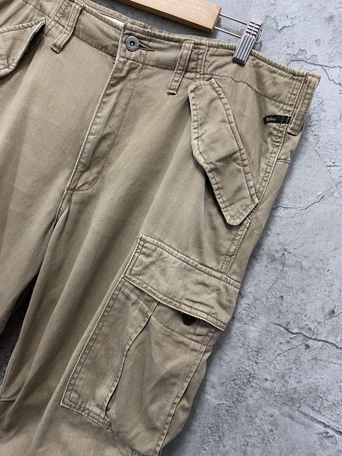 Edwin × Japanese Brand Vintage Edwin Tactical Multi Pocket Cargo Pants Size US 36 / EU 52 - 6 Thumbnail