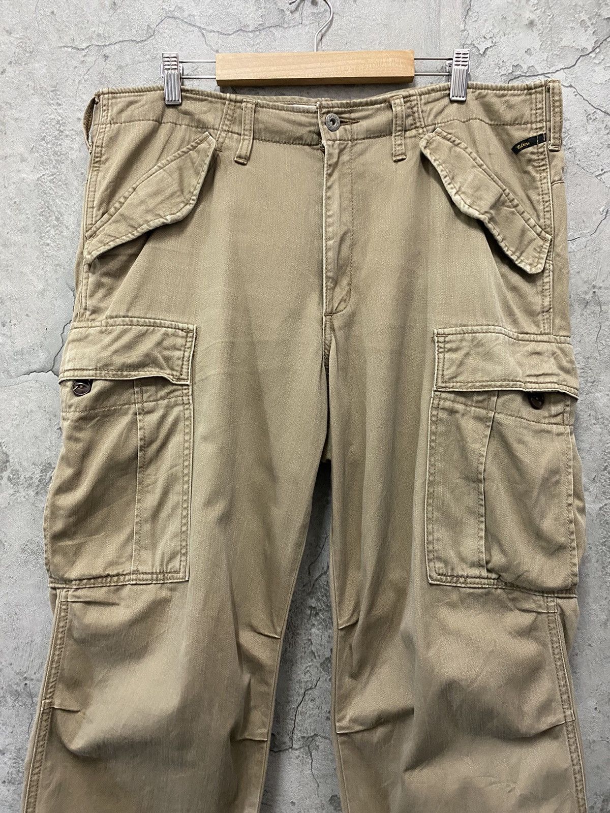 Edwin × Japanese Brand Vintage Edwin Tactical Multi Pocket Cargo Pants Size US 36 / EU 52 - 4 Thumbnail