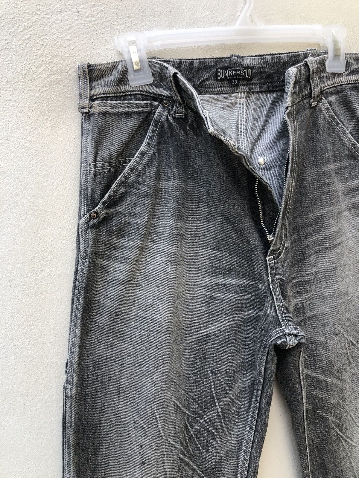 Vintage Bunkerstud Japan Distressed Painter Denim Work Pant Size US 30 / EU 46 - 6 Thumbnail