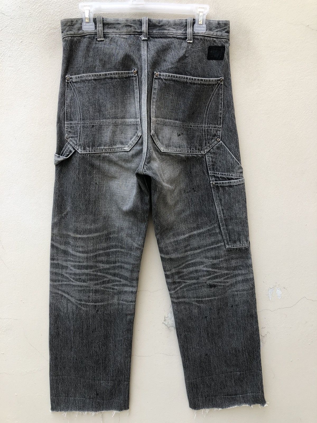 Vintage Bunkerstud Japan Distressed Painter Denim Work Pant Size US 30 / EU 46 - 13 Thumbnail