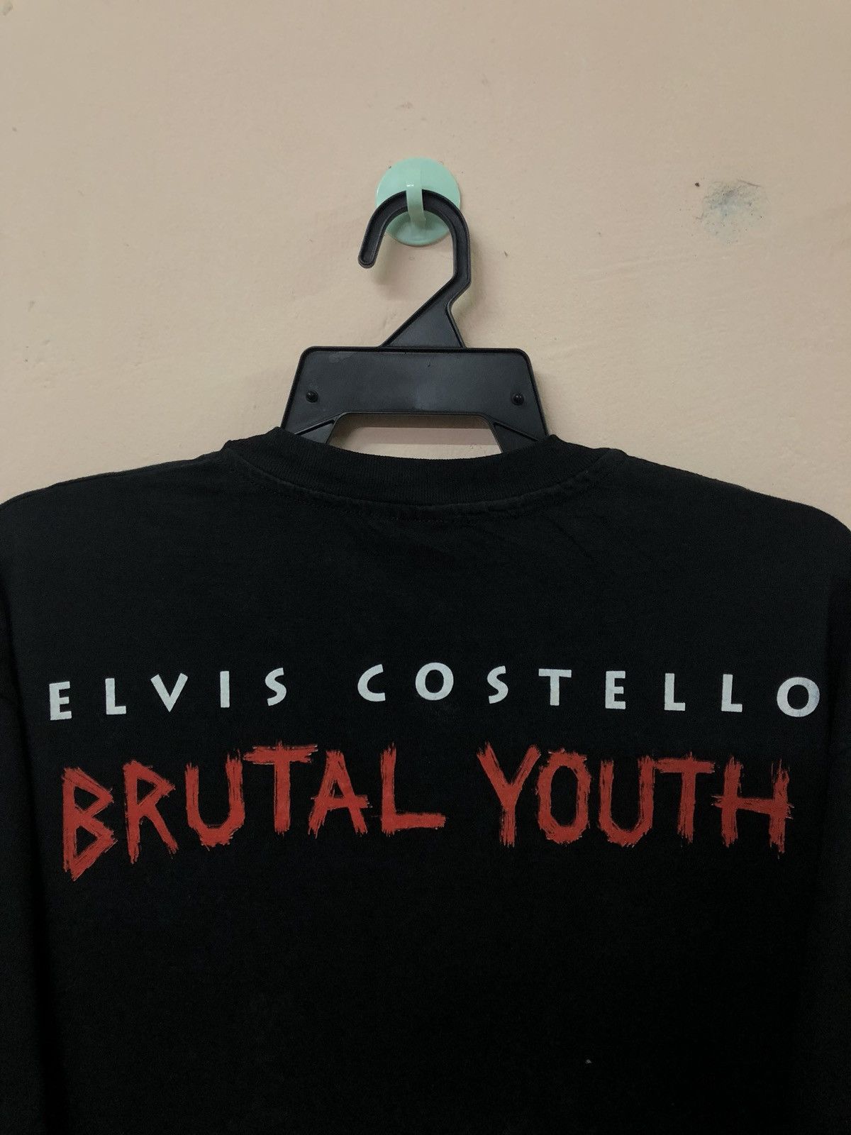 Band Tees × Vintage Vintage 90s ELVIS COSTELLO Band Promo Tee Size US L / EU 52-54 / 3 - 3 Thumbnail