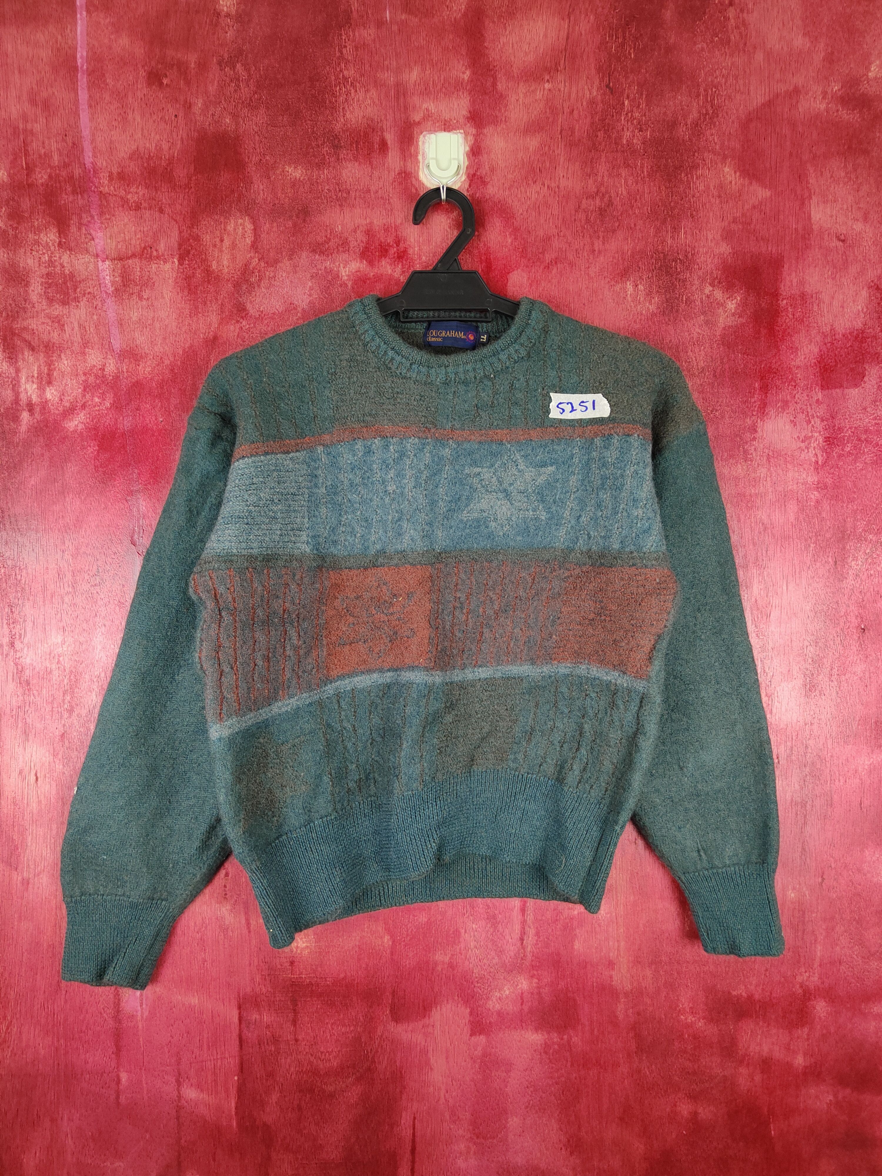 Lougraham vintage Classic Green Knitwear #5251