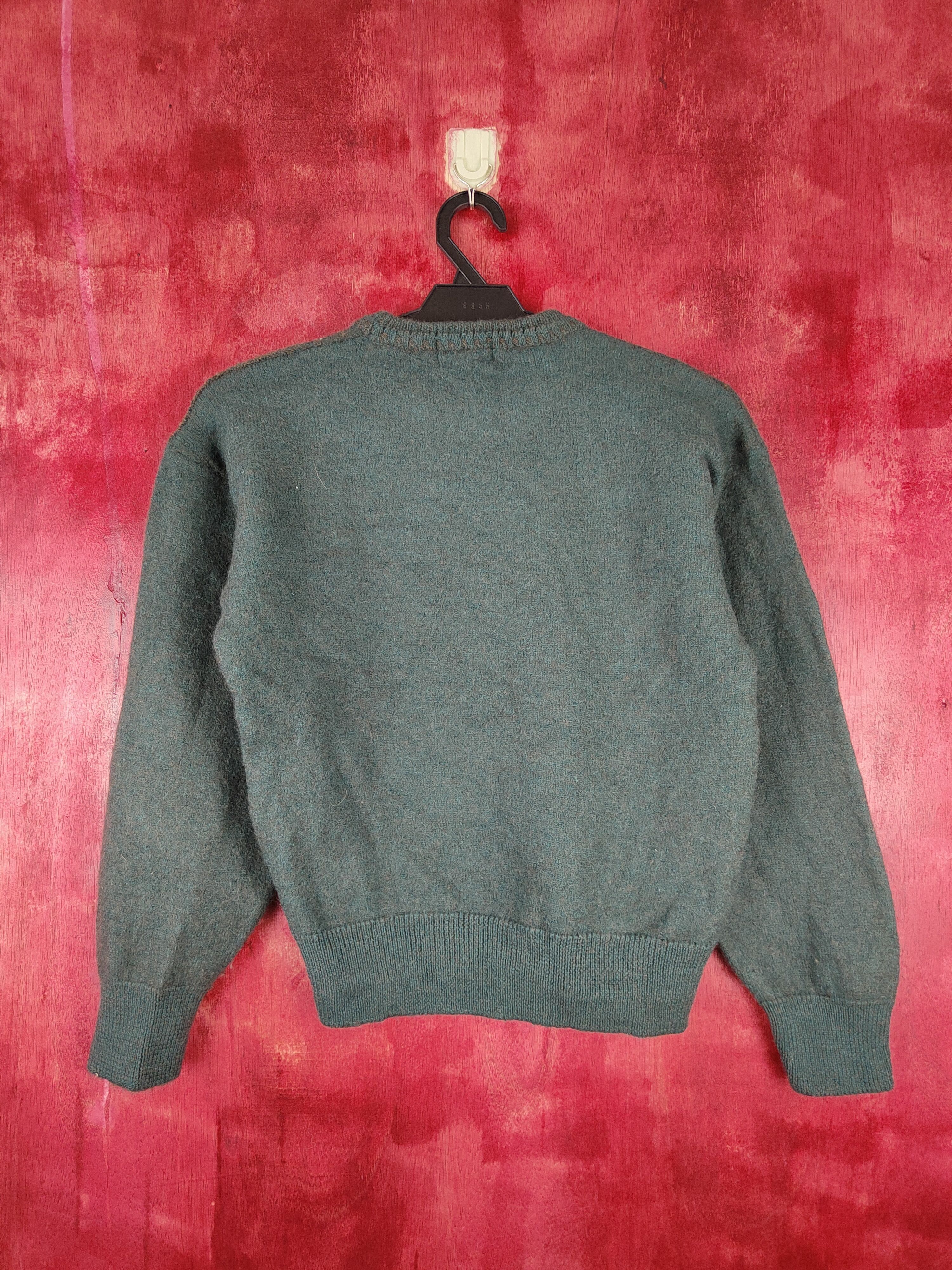 Homespun Knitwear × Japanese Brand × Vintage Lougraham vintage Classic Green Knitwear #5251 Size XS / US 0-2 / IT 36-38 - 5 Thumbnail