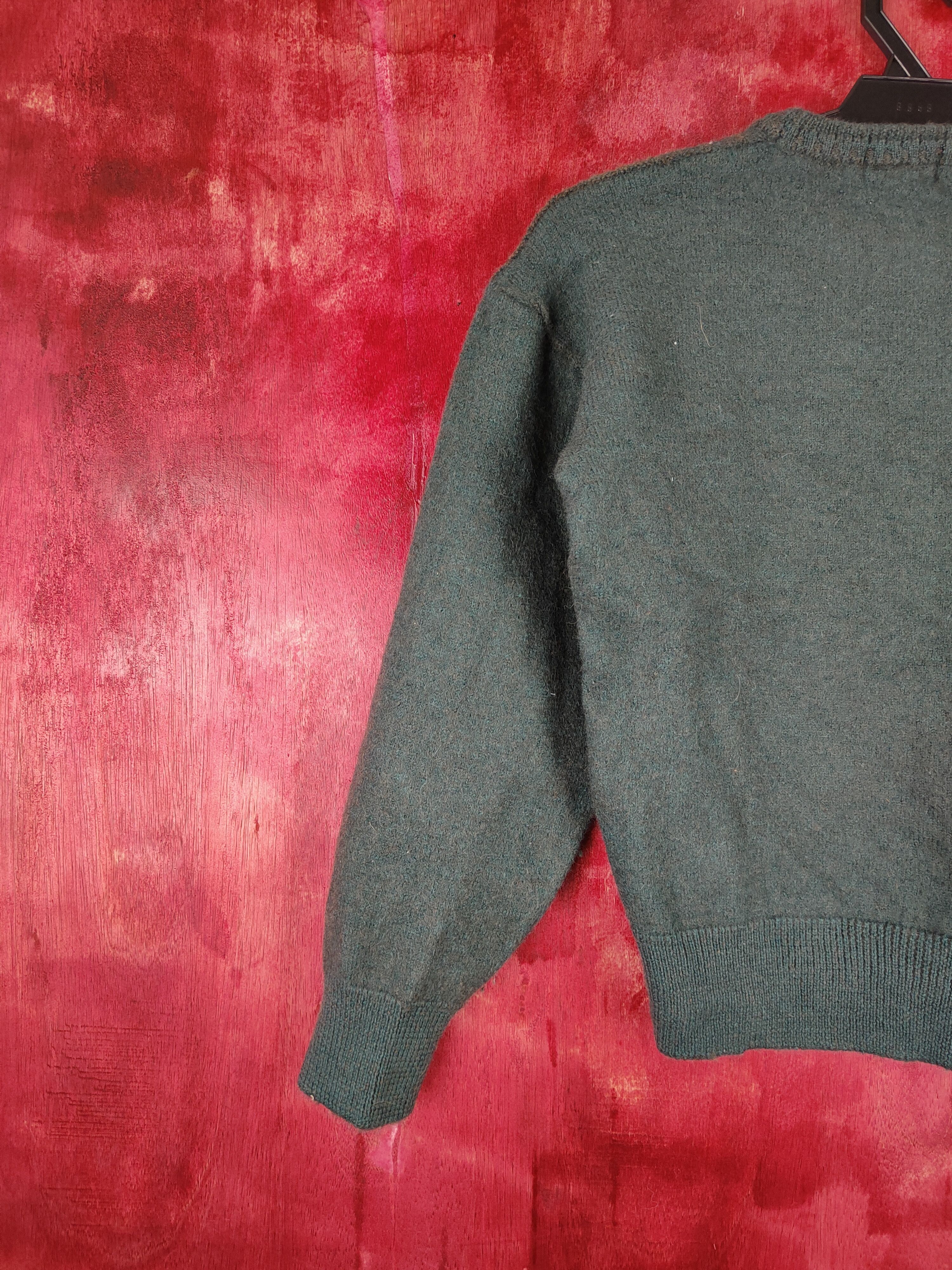 Homespun Knitwear × Japanese Brand × Vintage Lougraham vintage Classic Green Knitwear #5251 Size XS / US 0-2 / IT 36-38 - 6 Thumbnail