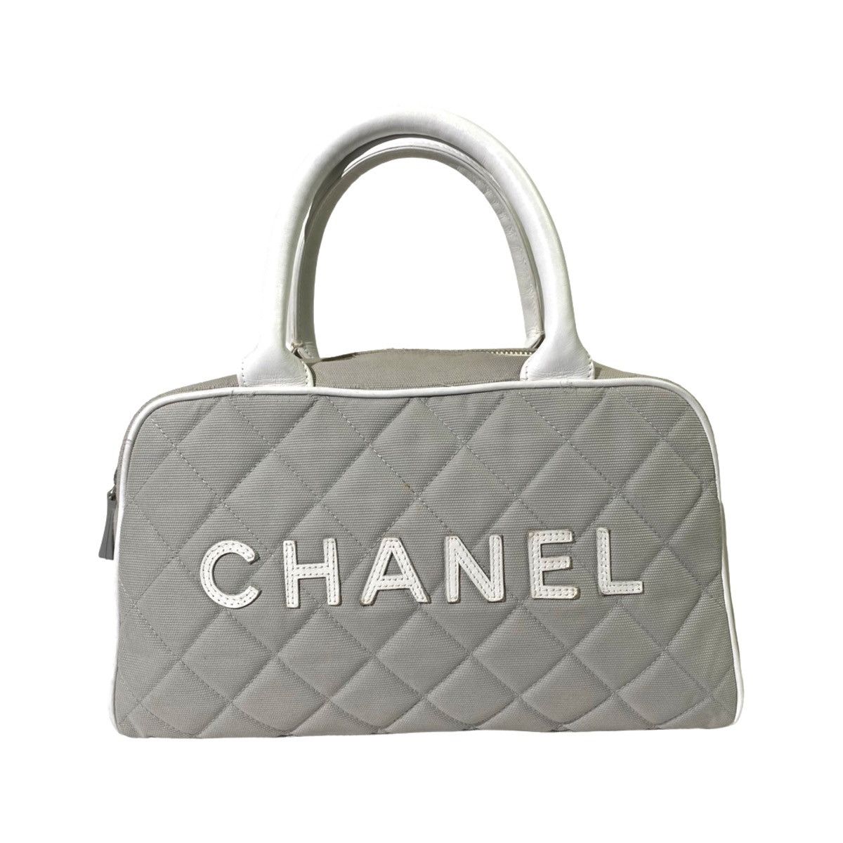 Chanel × Vintage Chanel Sports Gray Quilted Mini Handbag Size ONE SIZE - 1 Thumbnail