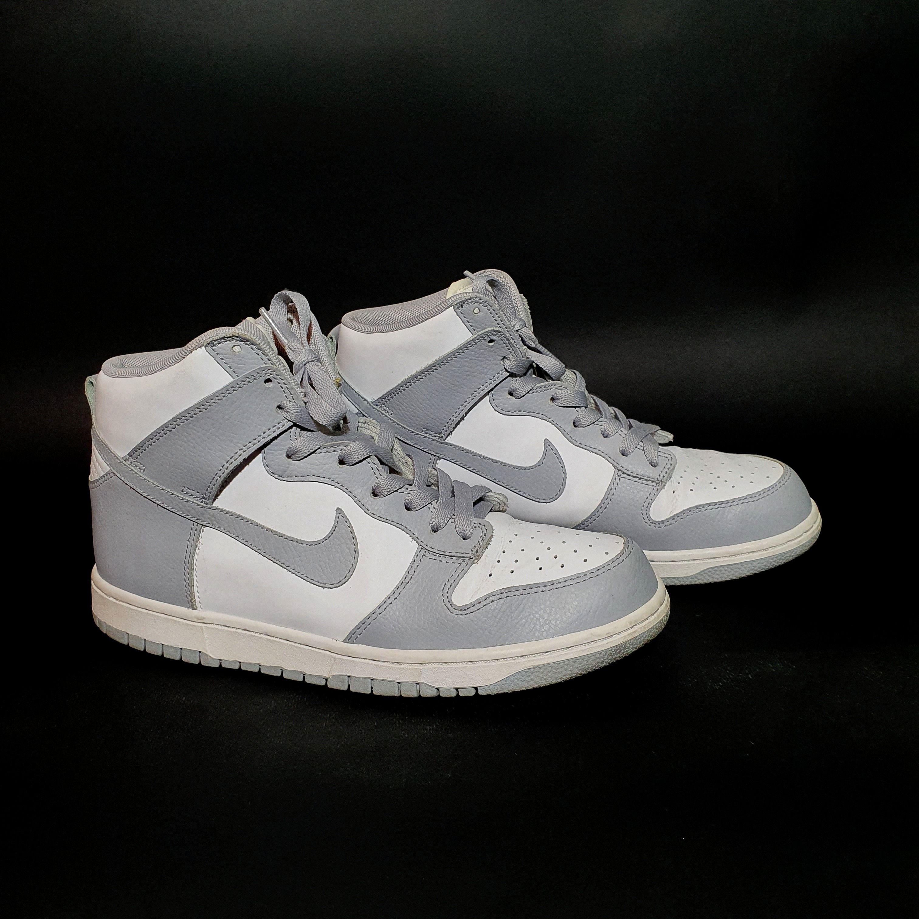 Nike Nike Dunk High White Wolf Grey Sneakers Similar to Dior Size US 9.5 / IT 39.5 - 4 Thumbnail