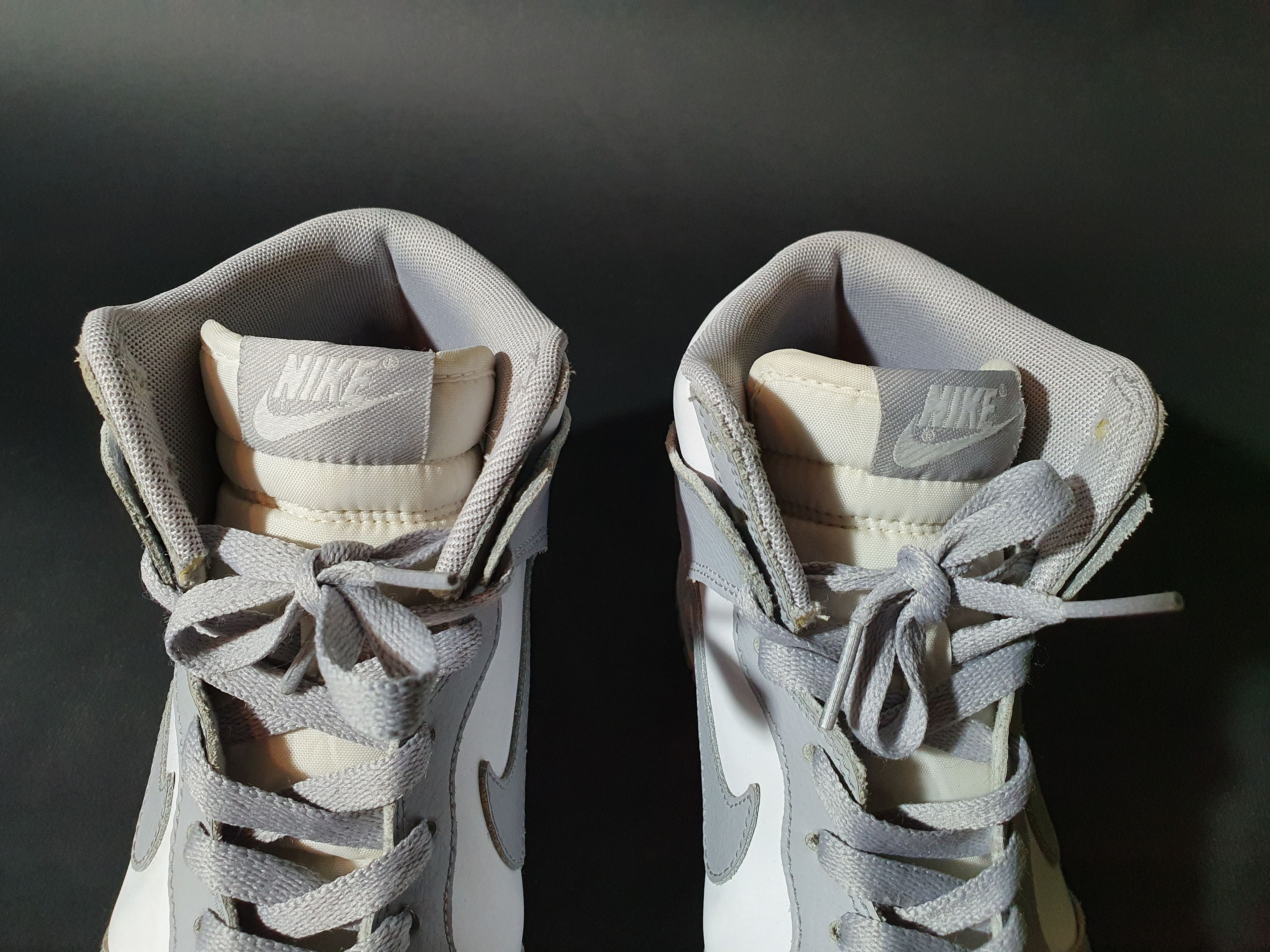Nike Nike Dunk High White Wolf Grey Sneakers Similar to Dior Size US 9.5 / IT 39.5 - 16 Thumbnail