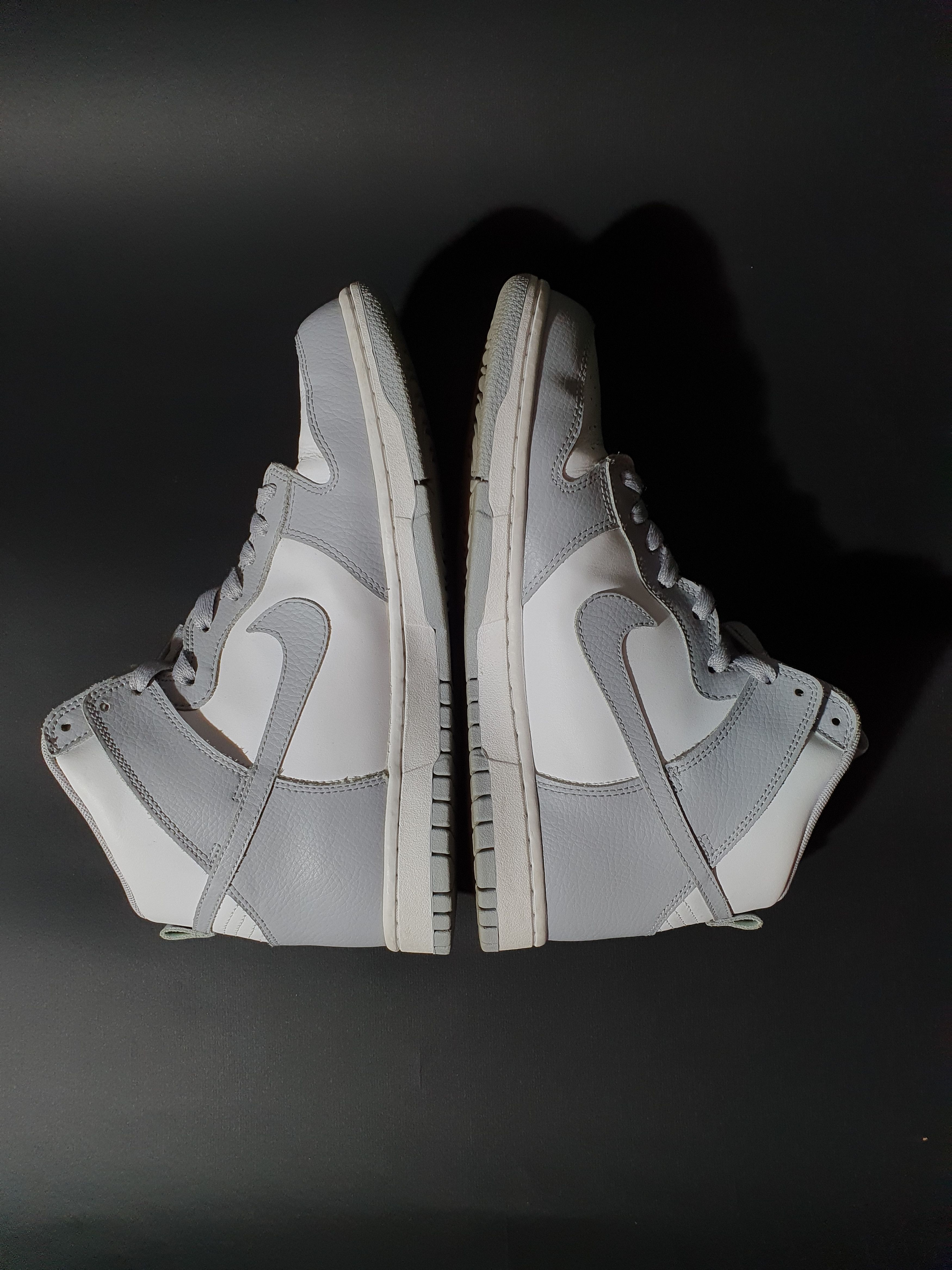 Nike Nike Dunk High White Wolf Grey Sneakers Similar to Dior Size US 9.5 / IT 39.5 - 7 Thumbnail
