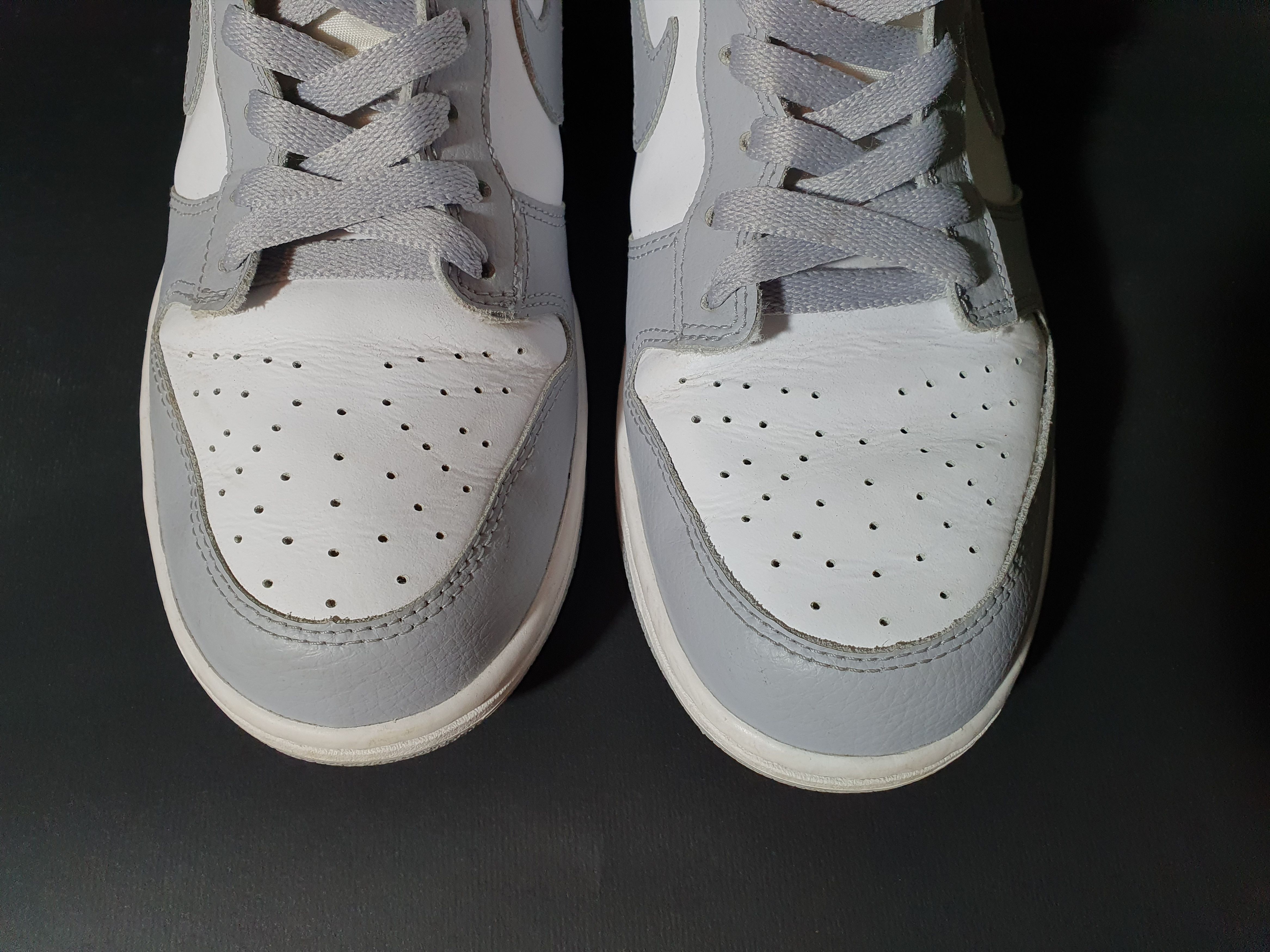 Nike Nike Dunk High White Wolf Grey Sneakers Similar to Dior Size US 9.5 / IT 39.5 - 12 Thumbnail