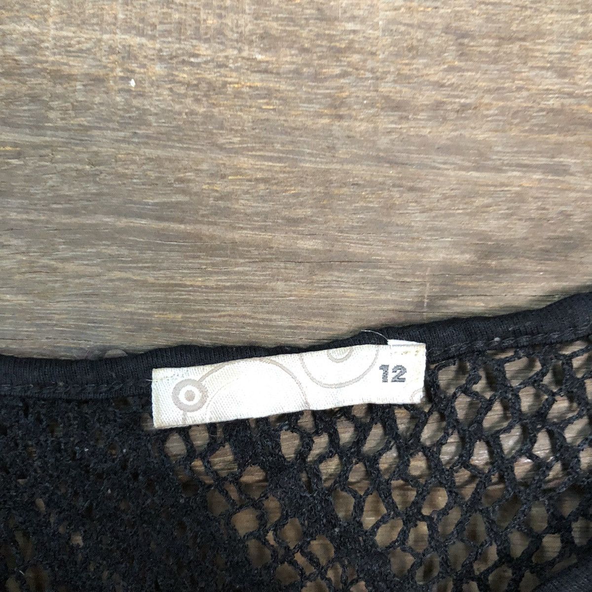 Homespun Knitwear Japan Mesh Net Crochet Black Knitwear #7205 Size M / US 6-8 / IT 42-44 - 9 Thumbnail