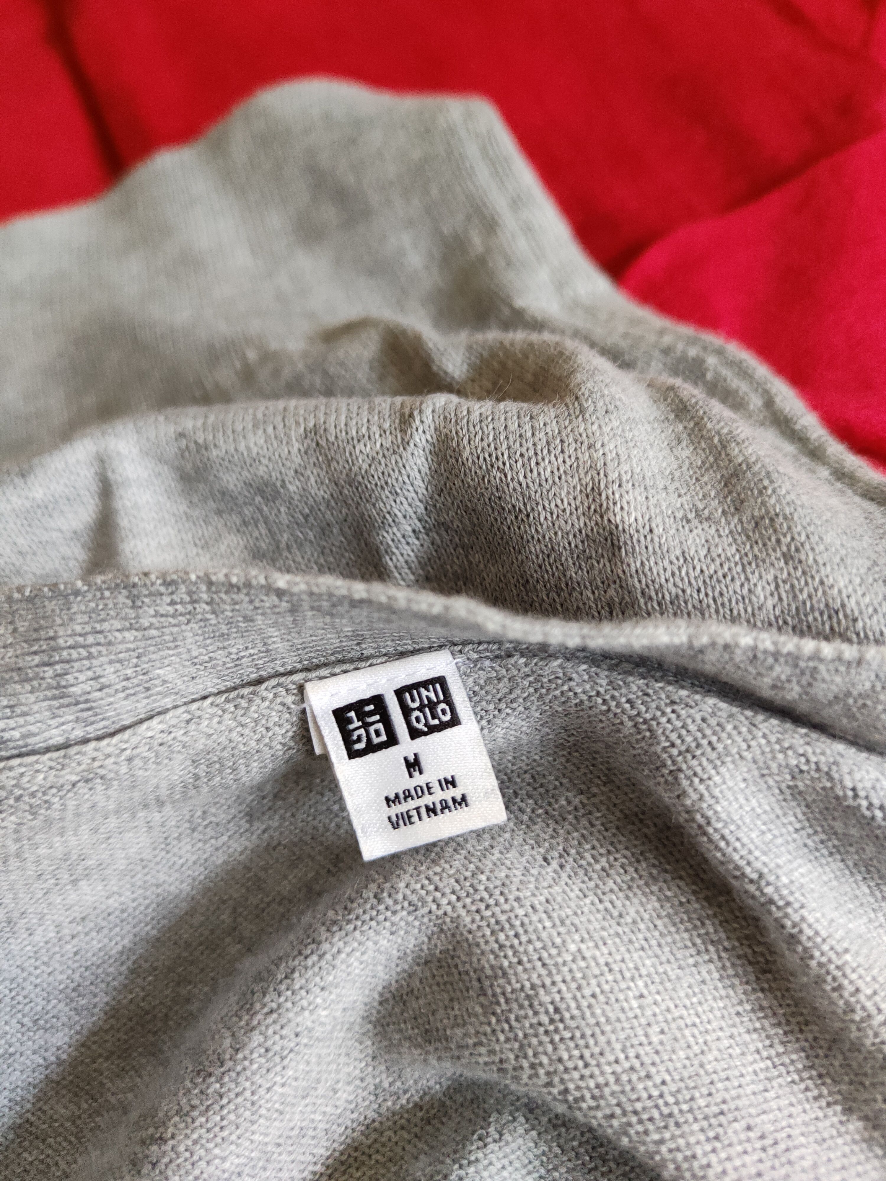 Japanese Brand × Uniqlo Uniqlo Gray Cardigan thin knitwear japan #S918 Size M / US 6-8 / IT 42-44 - 11 Thumbnail