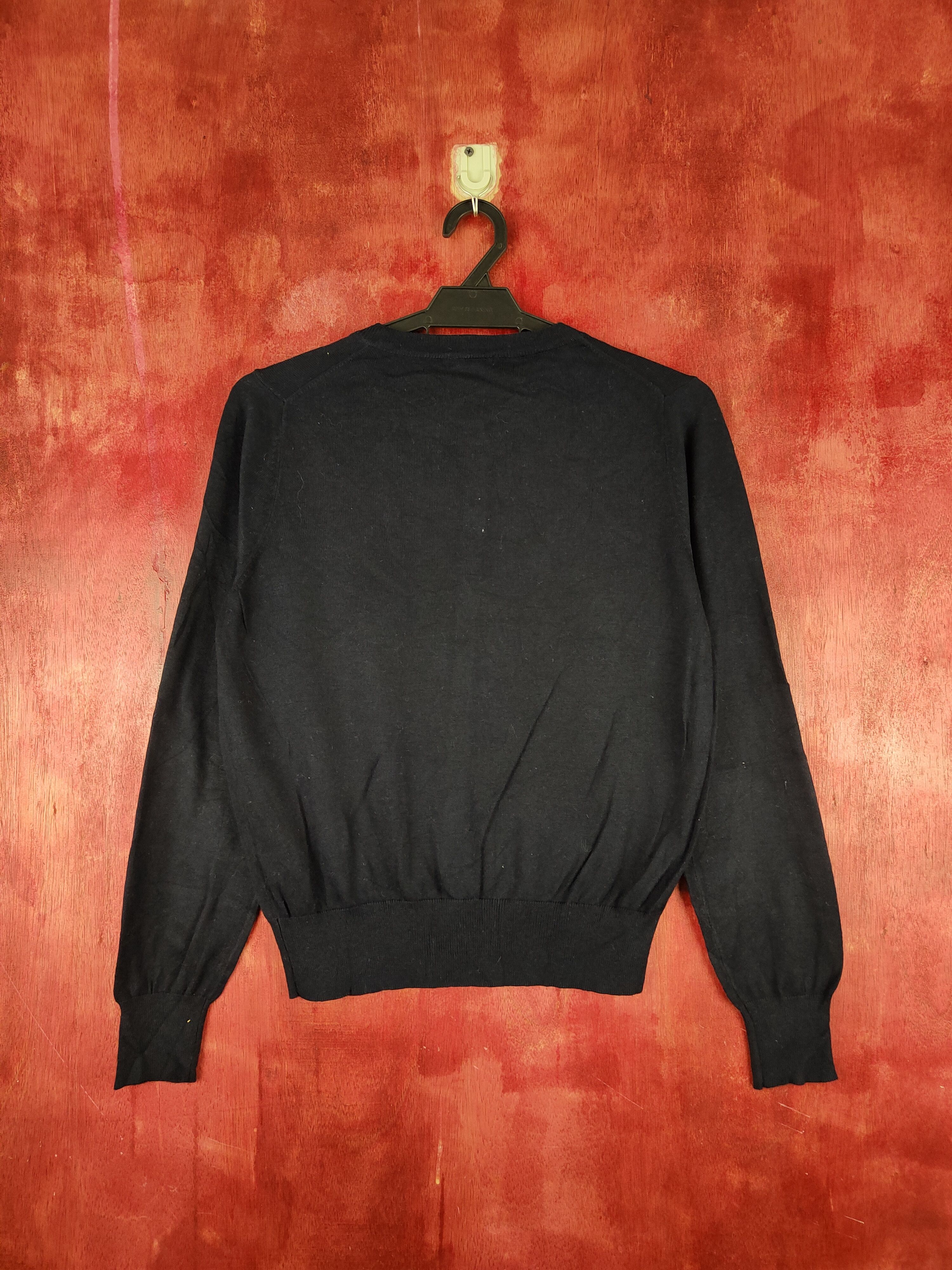 GU × Japanese Brand GU Dark Blue Cardigan knitwear vintage #S955 Size M / US 6-8 / IT 42-44 - 7 Thumbnail