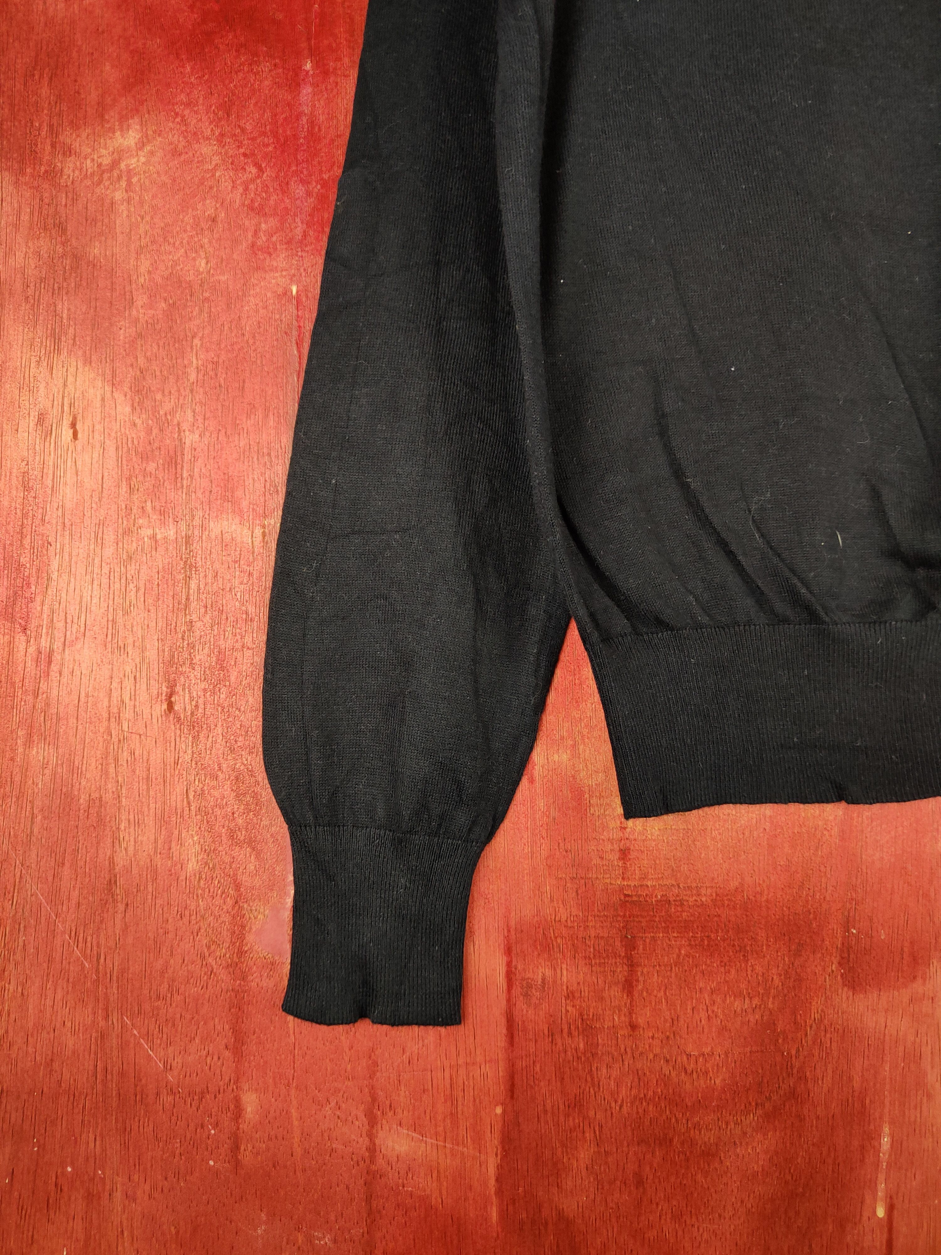 GU × Japanese Brand GU Dark Blue Cardigan knitwear vintage #S955 Size M / US 6-8 / IT 42-44 - 4 Thumbnail