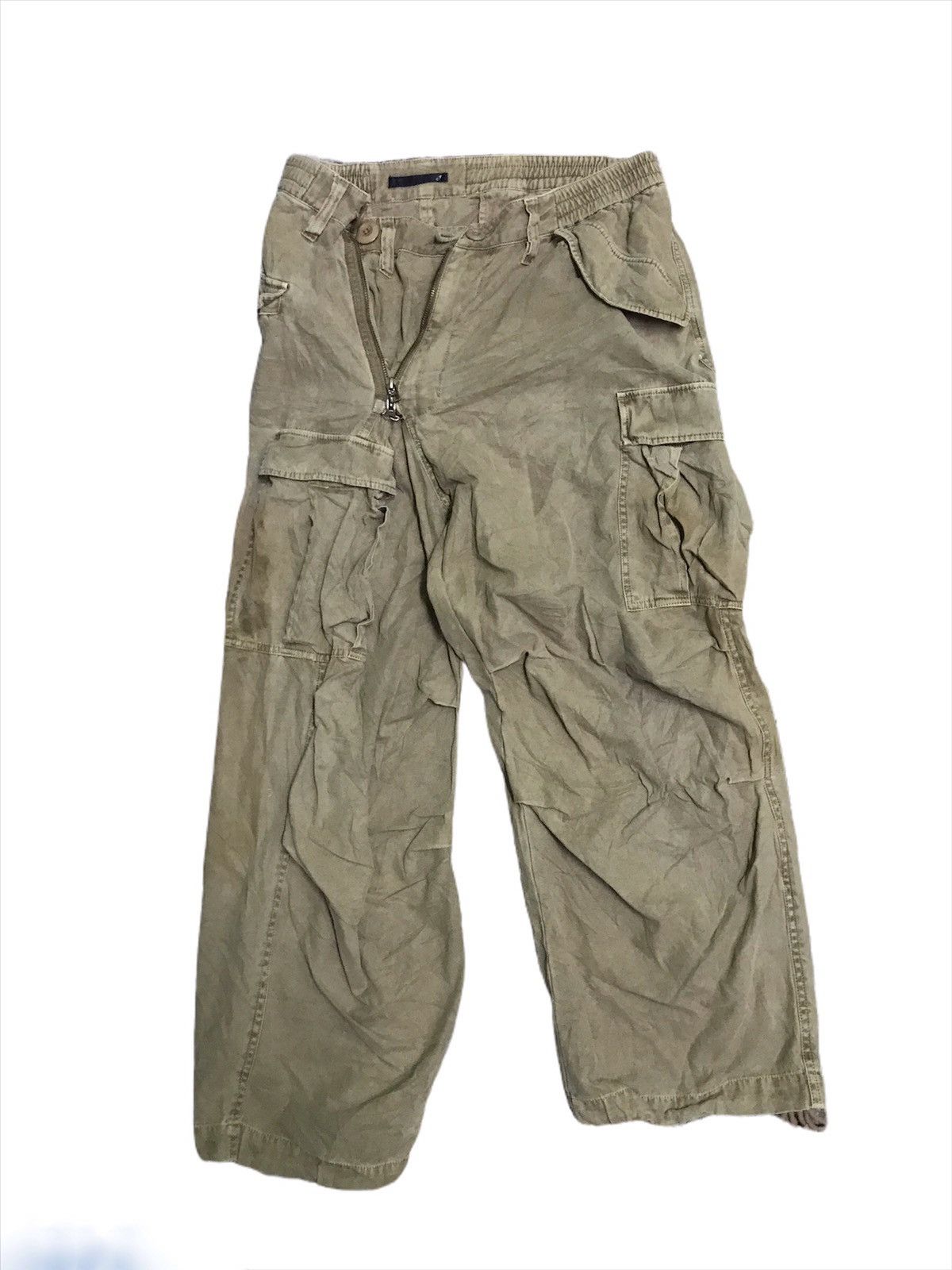 Japanese Brand 🔥Rare🔥cargo pants double zipped style Size US 36 / EU 52 - 1 Thumbnail