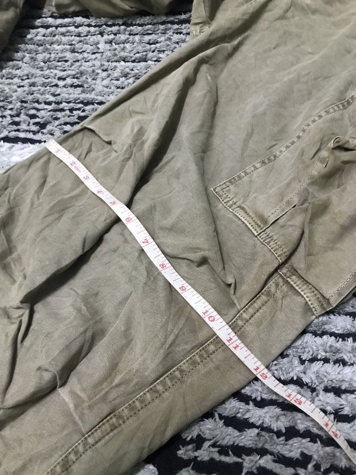 Japanese Brand 🔥Rare🔥cargo pants double zipped style Size US 36 / EU 52 - 11 Thumbnail