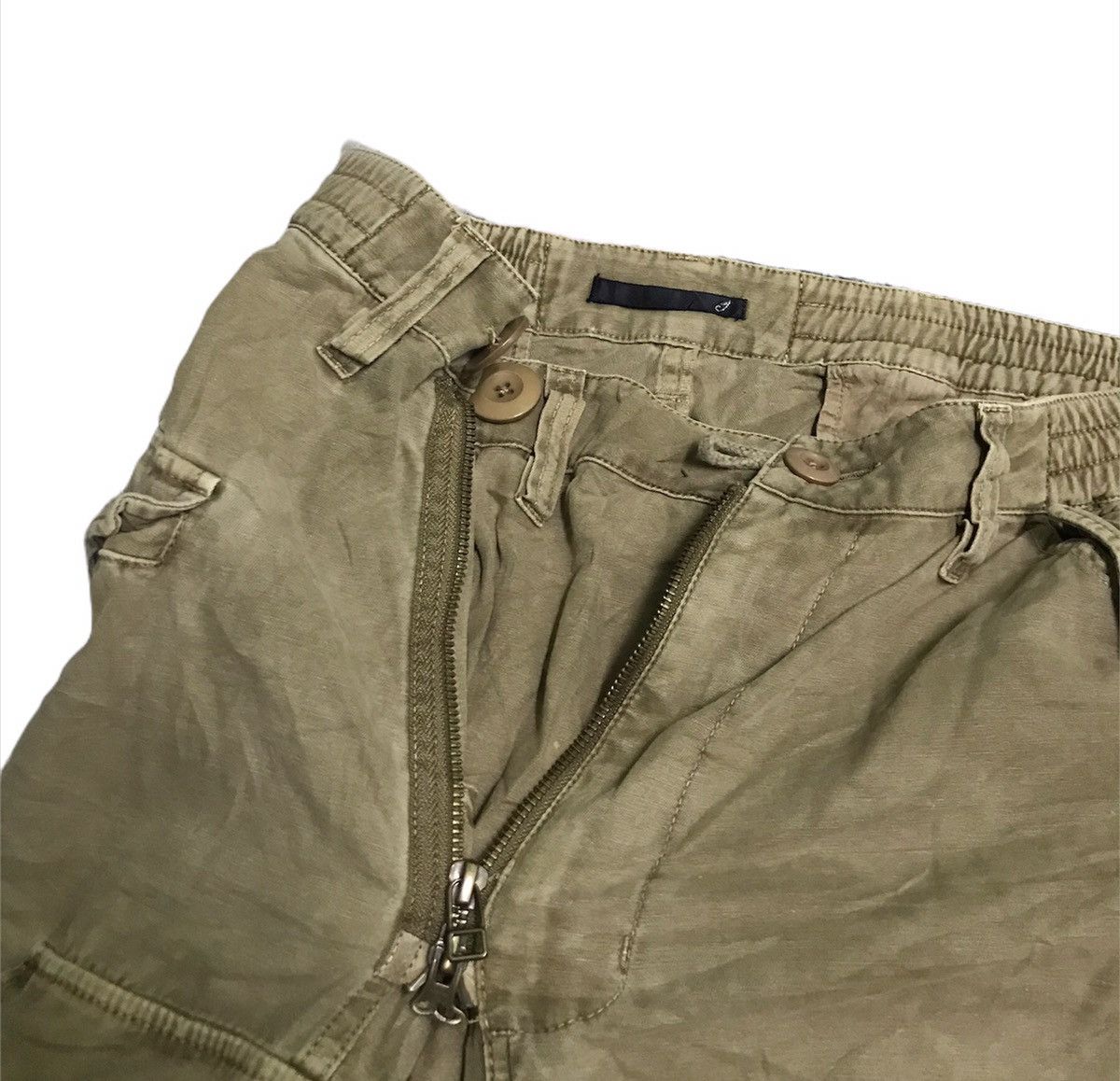 Japanese Brand 🔥Rare🔥cargo pants double zipped style Size US 36 / EU 52 - 2 Thumbnail