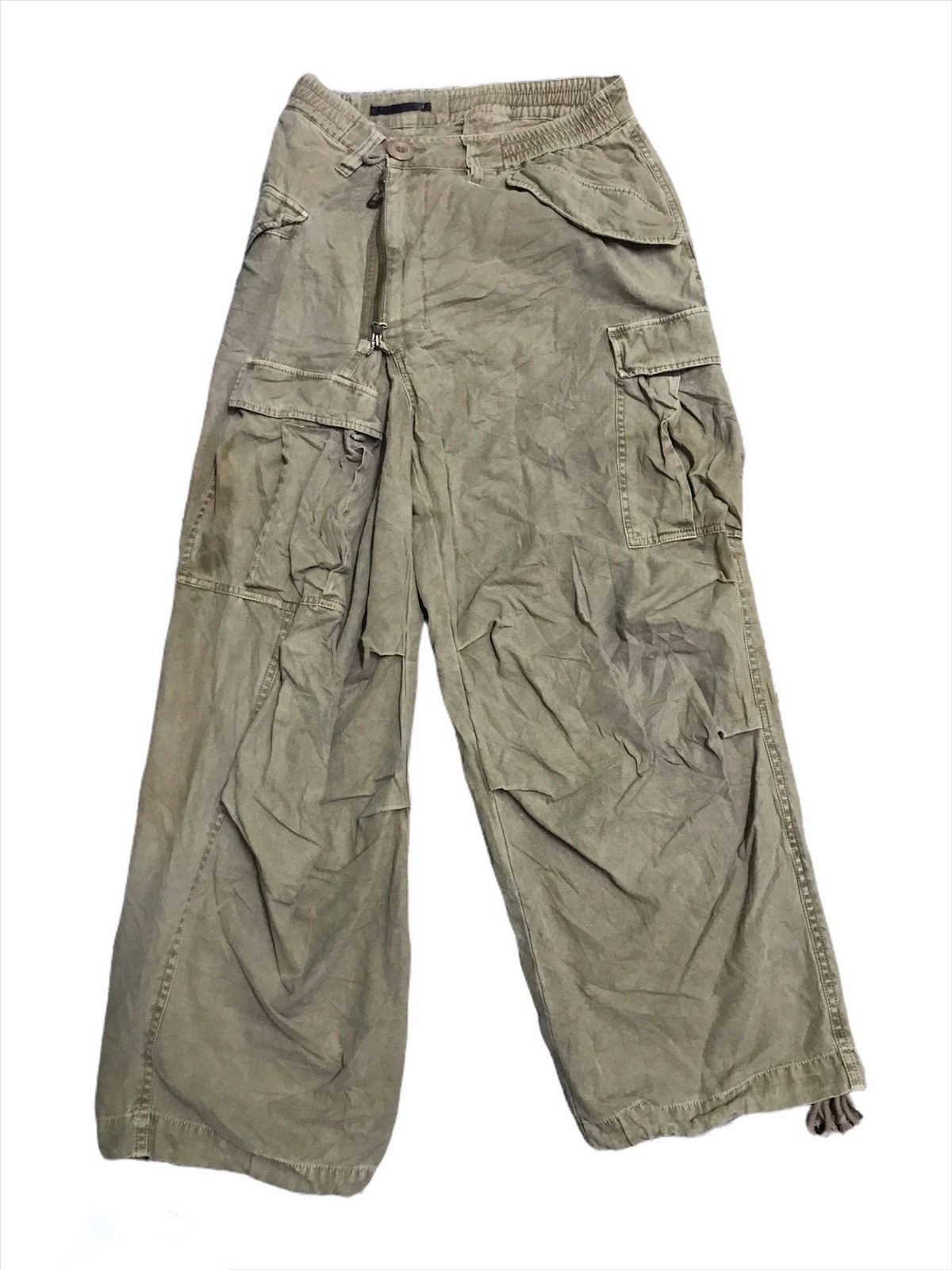 Japanese Brand 🔥Rare🔥cargo pants double zipped style Size US 36 / EU 52 - 5 Thumbnail