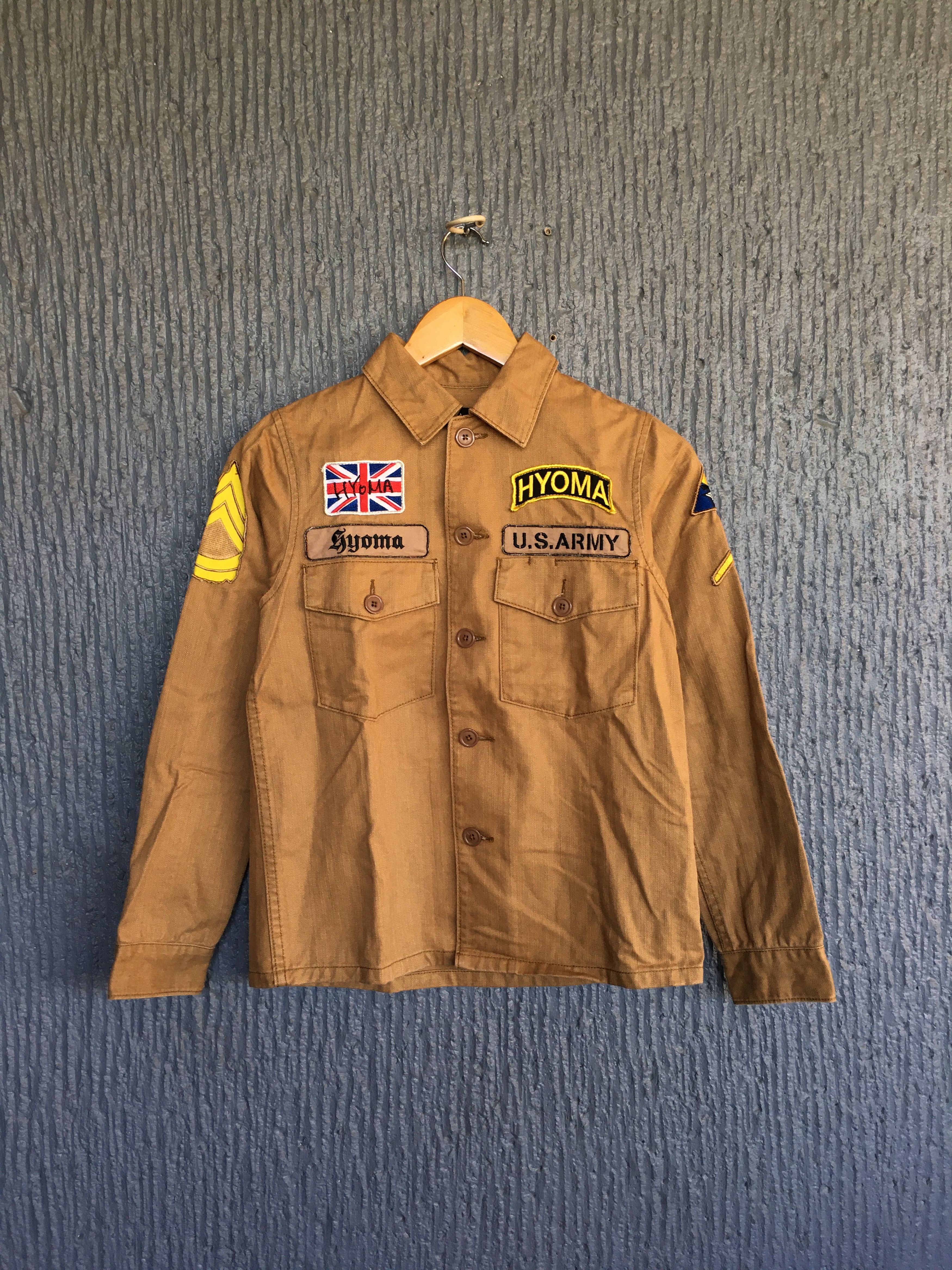 20471120 Hyoma Millitary Jacket Size US S / EU 44-46 / 1 - 1 Thumbnail