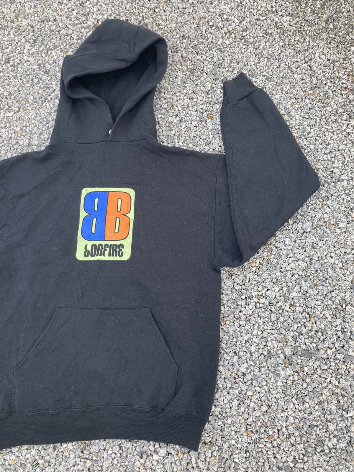 Jerzees × Vintage Vintage Born Fire Hoodie Size US M / EU 48-50 / 2 - 3 Thumbnail