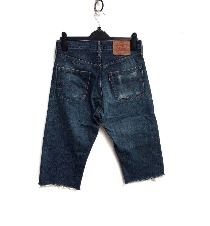 image of Levis x Vintage Levi's 502 Selvedge Short Pants in Light Blue, Men's (Size 31)