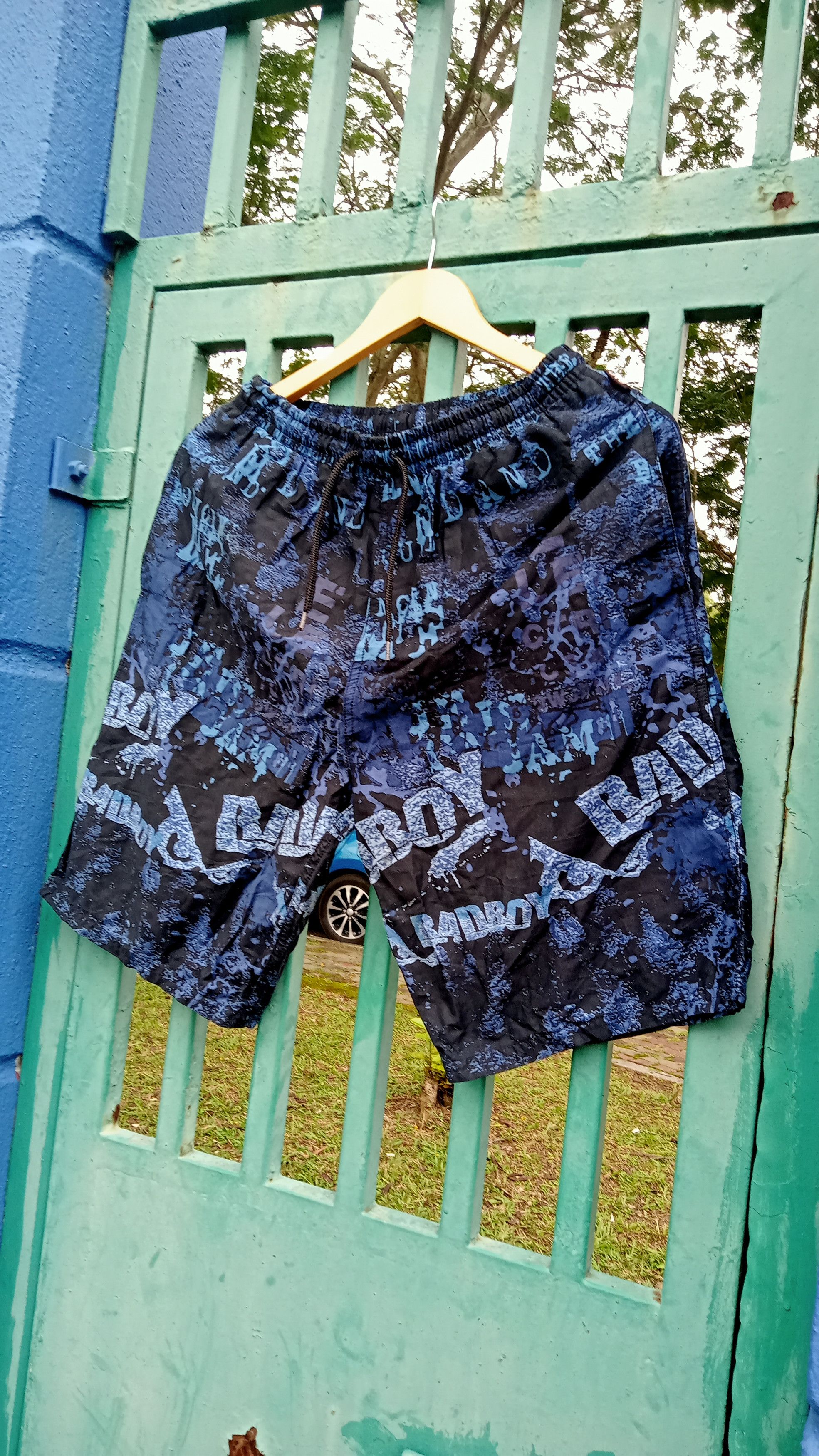 Life's a Beach Bad Boy Drawstring Beach Short Pants Size US 30 / EU 46 - 2 Thumbnail
