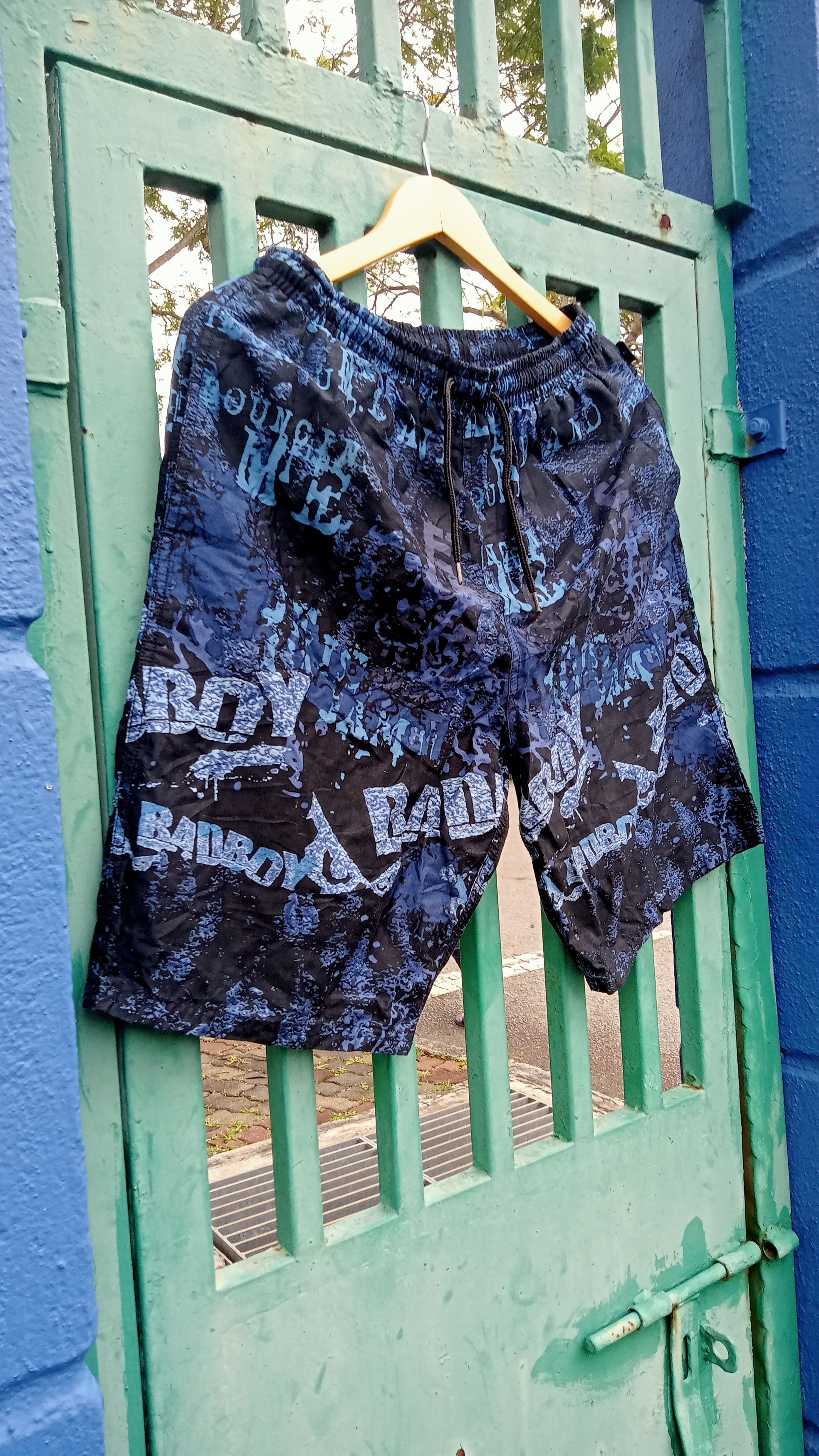 Life's a Beach Bad Boy Drawstring Beach Short Pants Size US 30 / EU 46 - 3 Thumbnail