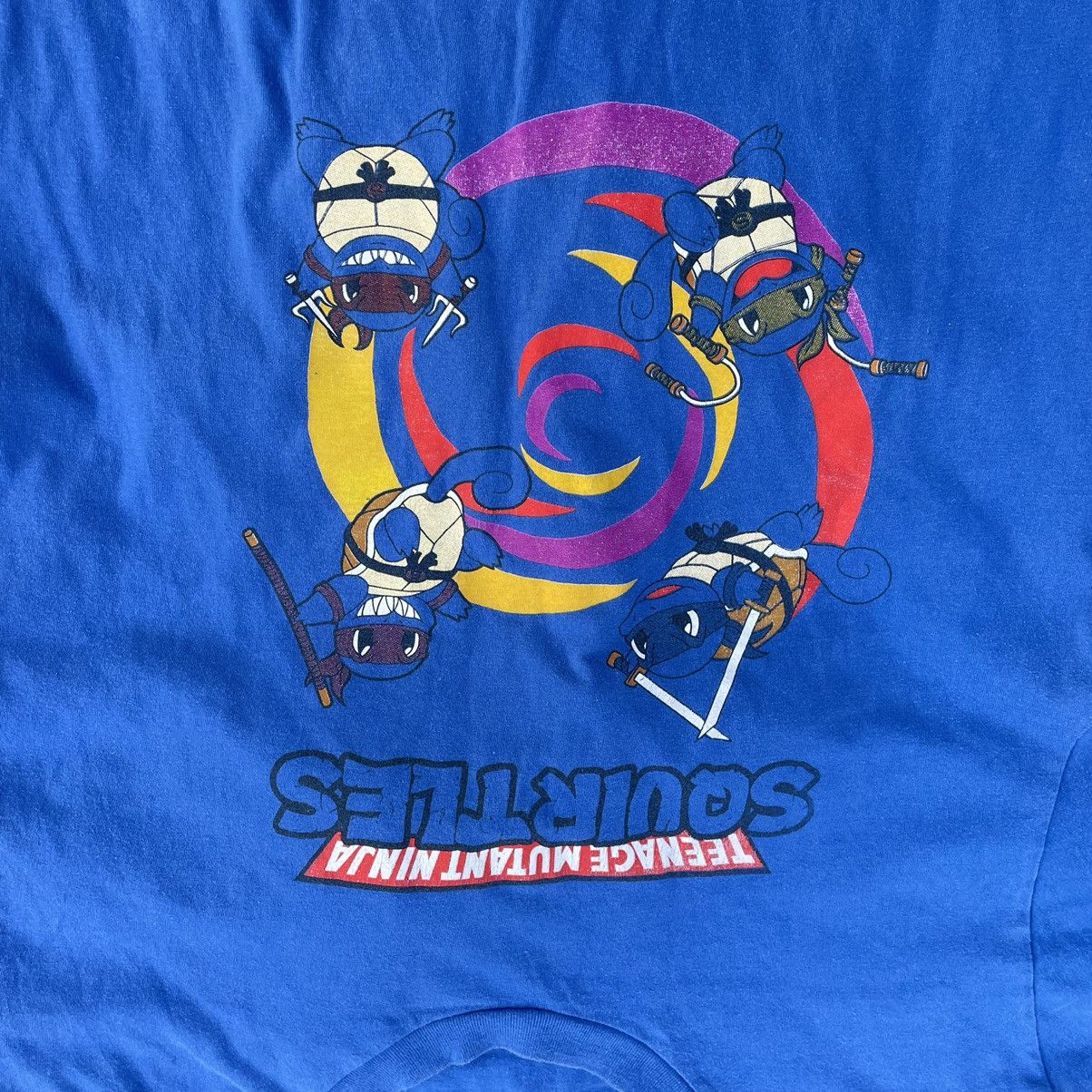 Cartoon Network Vintage Y2K Mutant Ninja Heroes Tee Face Humor Print Band Size US L / EU 52-54 / 3 - 5 Thumbnail