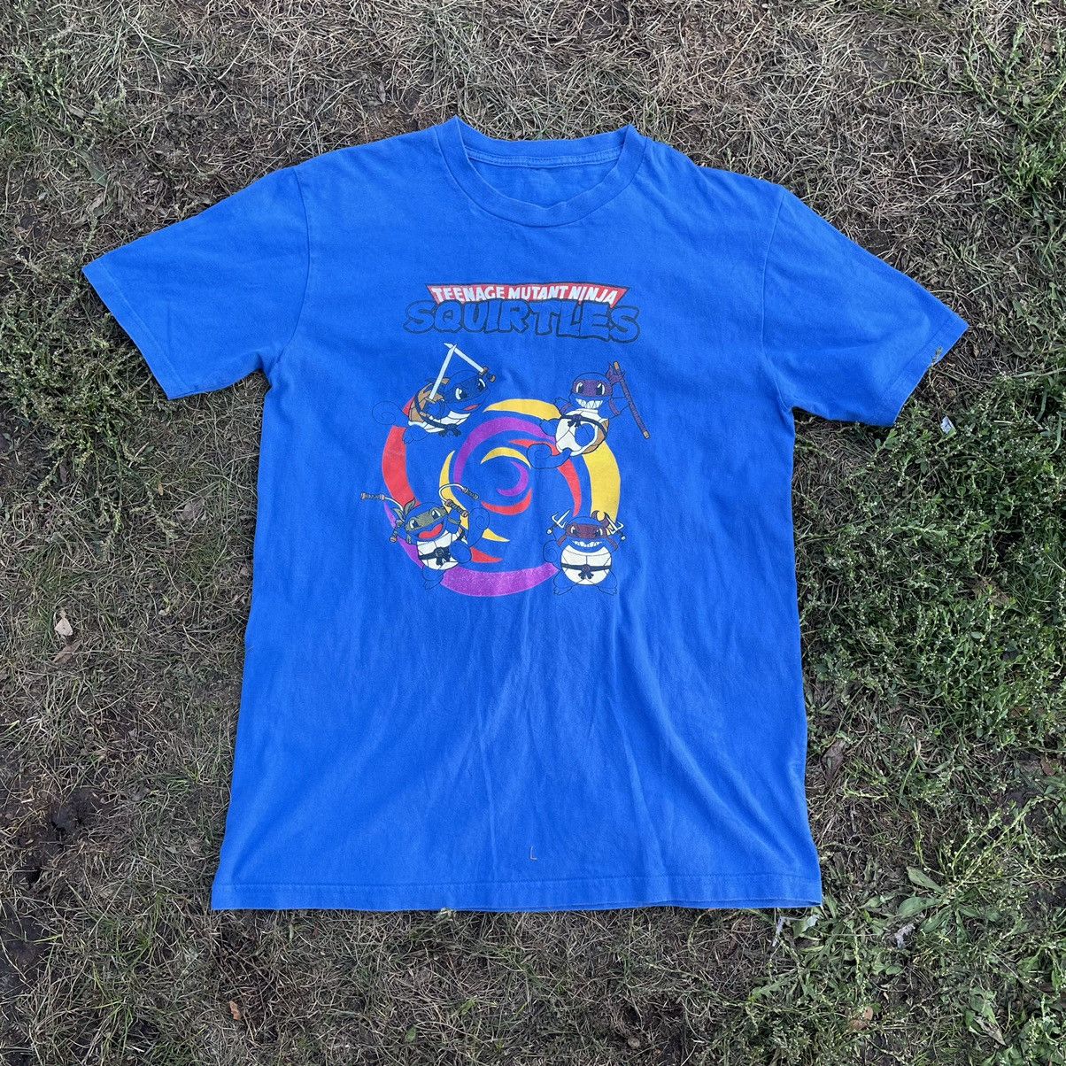 Cartoon Network Vintage Y2K Mutant Ninja Heroes Tee Face Humor Print Band Size US L / EU 52-54 / 3 - 2 Thumbnail