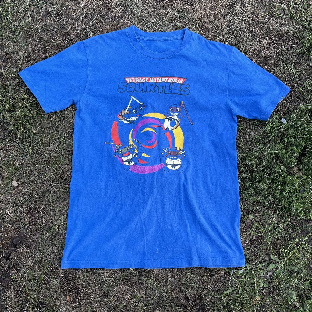 Cartoon Network Vintage Y2K Mutant Ninja Heroes Tee Face Humor Print Band Size US L / EU 52-54 / 3 - 1 Thumbnail