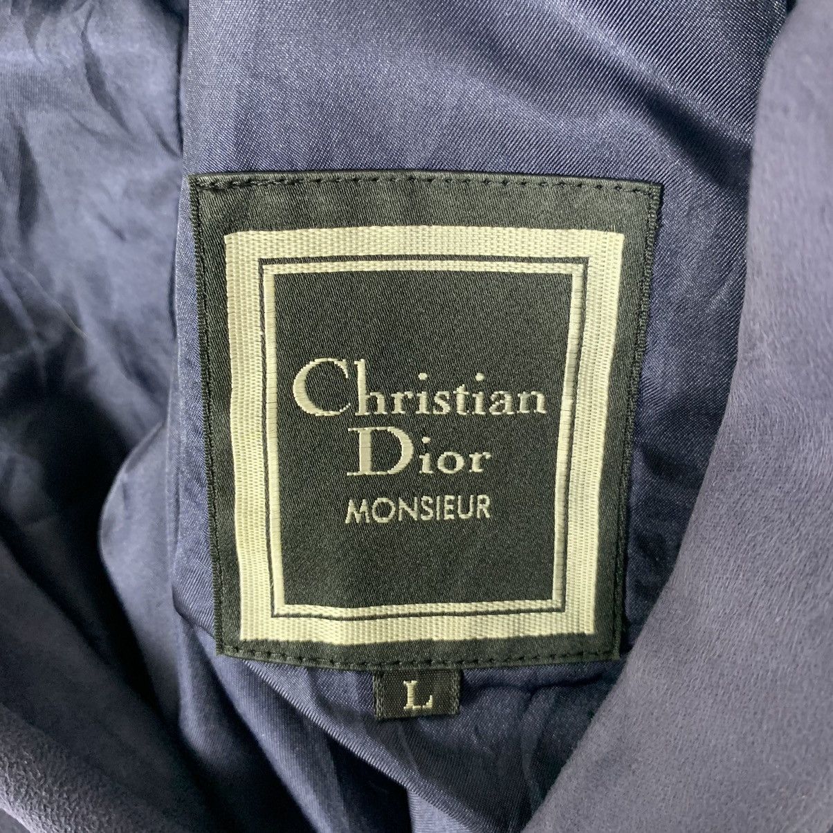 Christian Dior Monsieur × Designer Blue Men Blazer Size US L / EU 52-54 / 3 - 8 Thumbnail